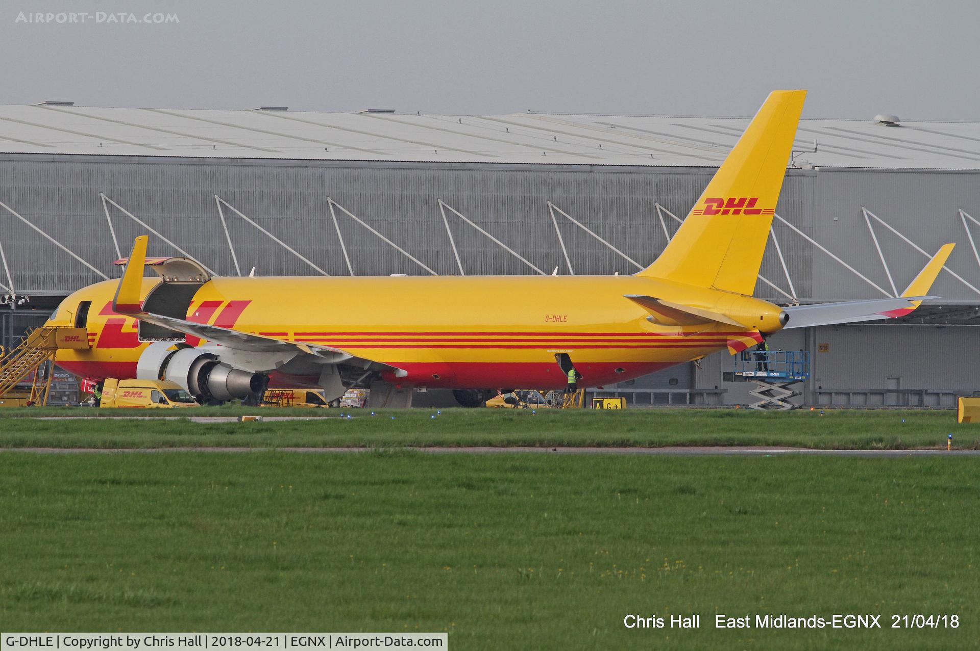 G-DHLE, 2009 Boeing 767-3JHF C/N 37805, East Midlands