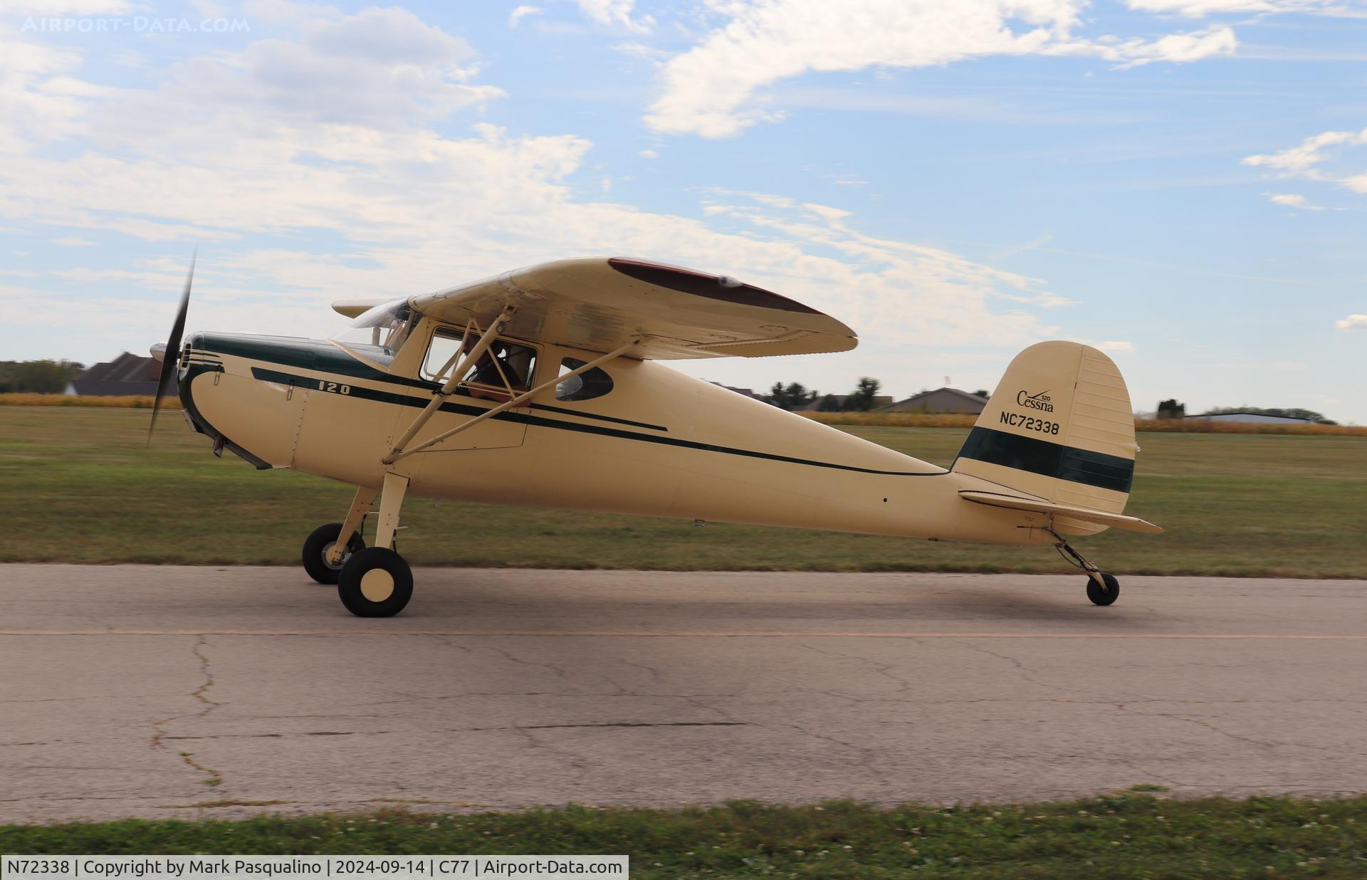 N72338, 1946 Cessna 120 C/N 9522, Cessna 120