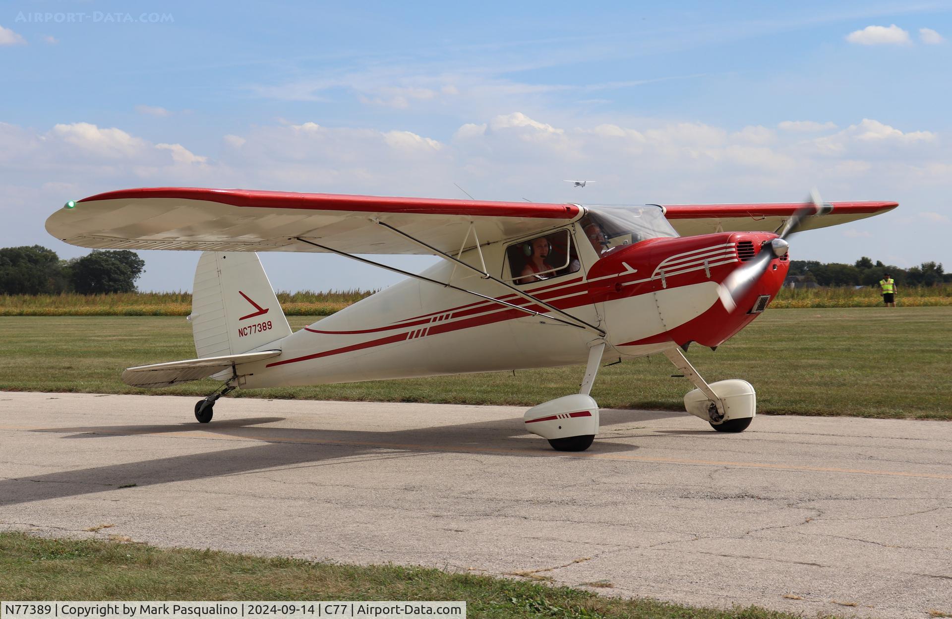 N77389, 1946 Cessna 120 C/N 11830, Cessna 120