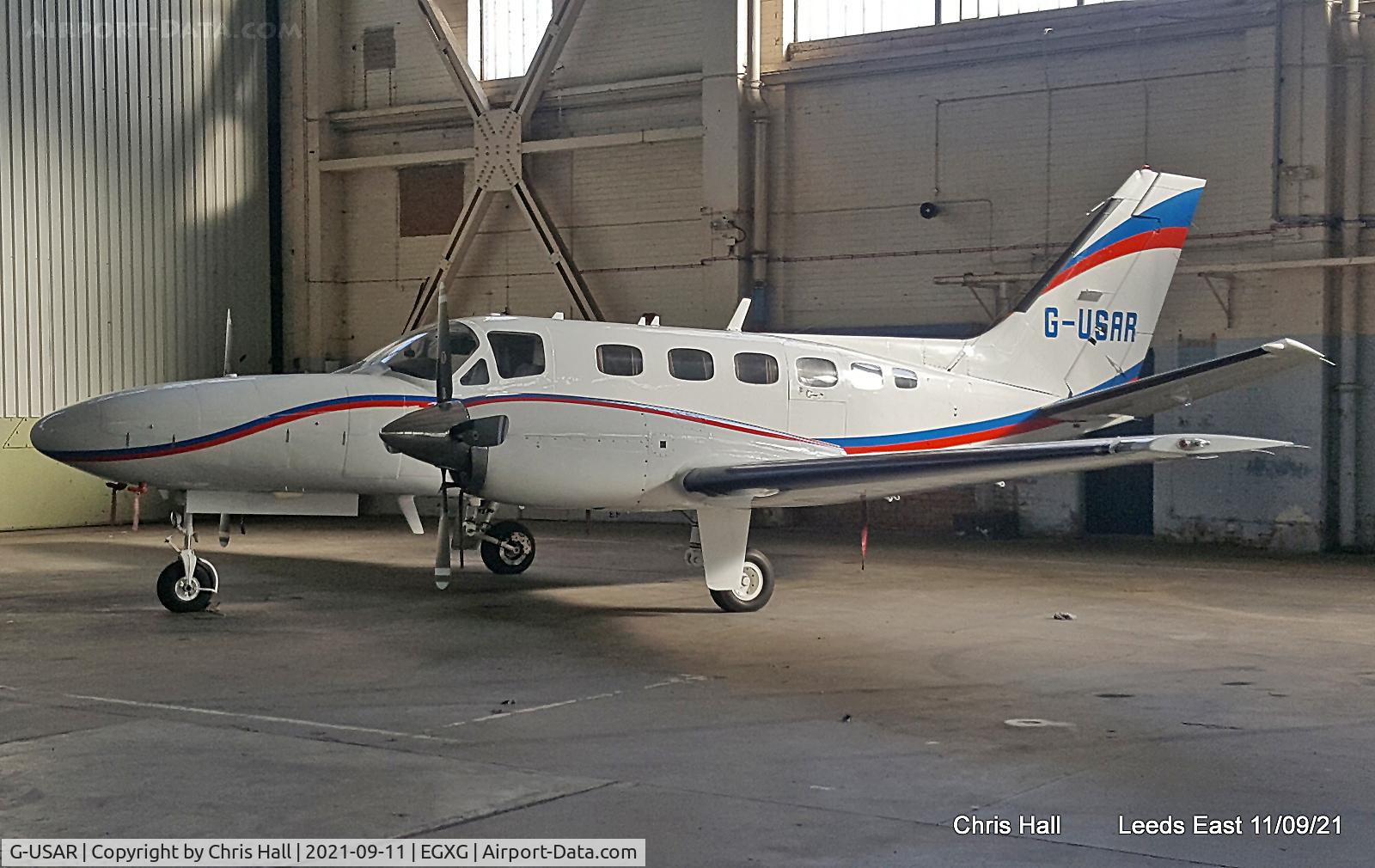 G-USAR, 1985 Cessna 441 Conquest II C/N 441-0355, Church Fenton - Leeds East