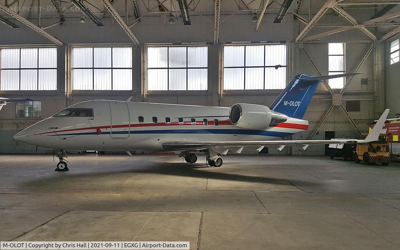 M-OLOT, 1998 Bombardier Challenger 604 (CL-600-2B16) C/N 5382, Church Fenton - Leeds East