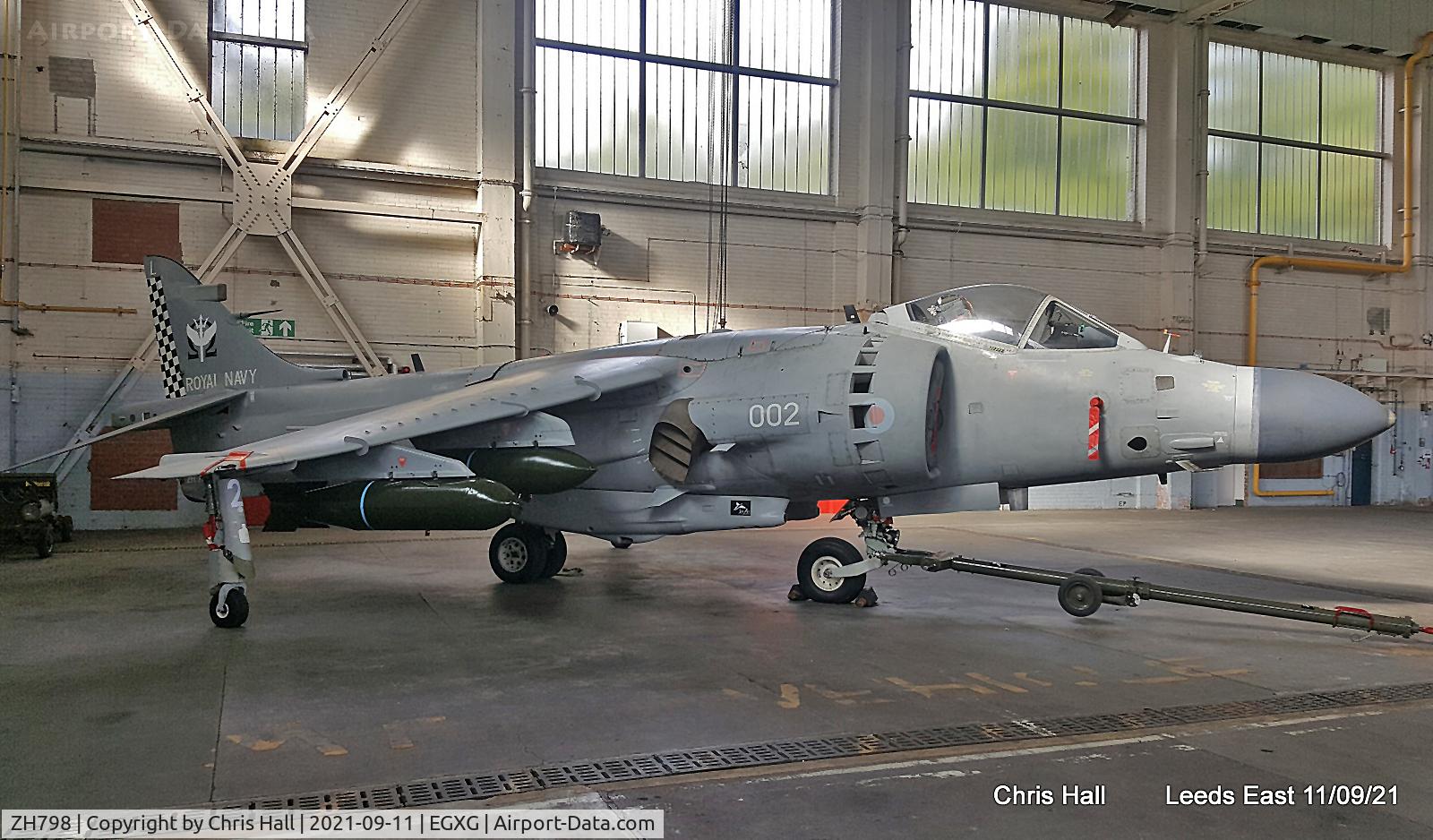 ZH798, British Aerospace Sea Harrier F/A.2 C/N NB03, Church Fenton - Leeds East