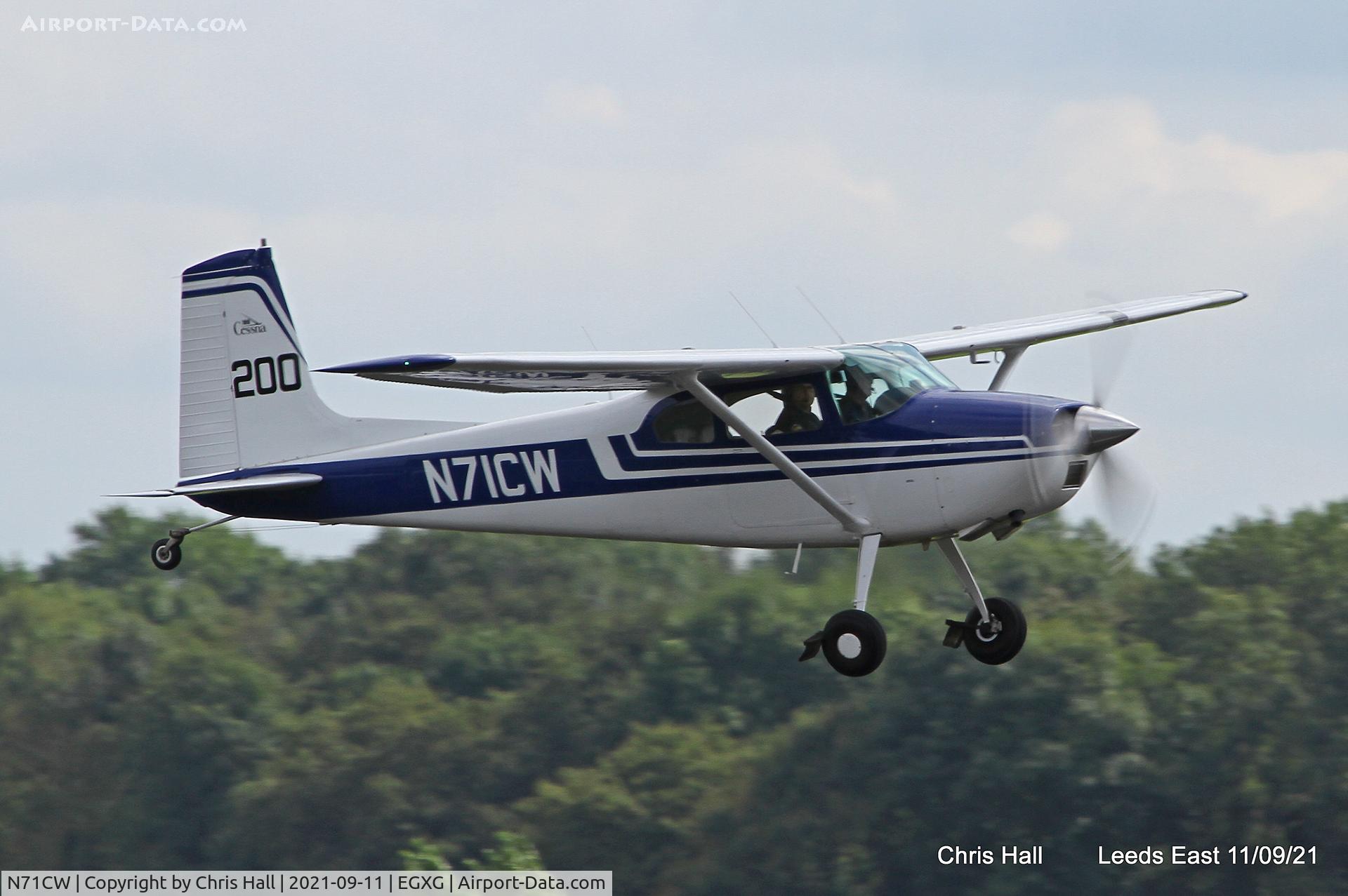 N71CW, 1962 Cessna 180E C/N 18051093, Royal Aero Club RRRA Air Race practice at Church Fenton - Leeds East
