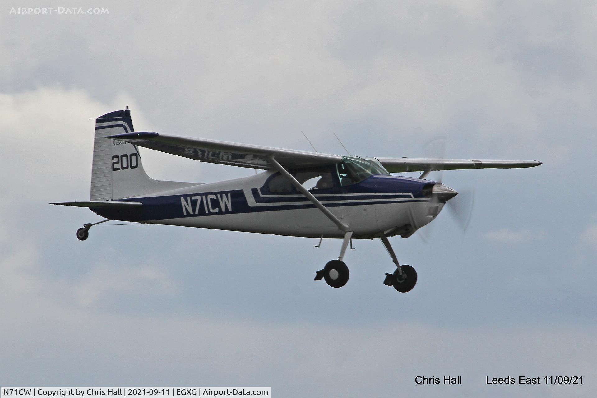 N71CW, 1962 Cessna 180E C/N 18051093, Royal Aero Club RRRA Air Race practice at Church Fenton - Leeds East