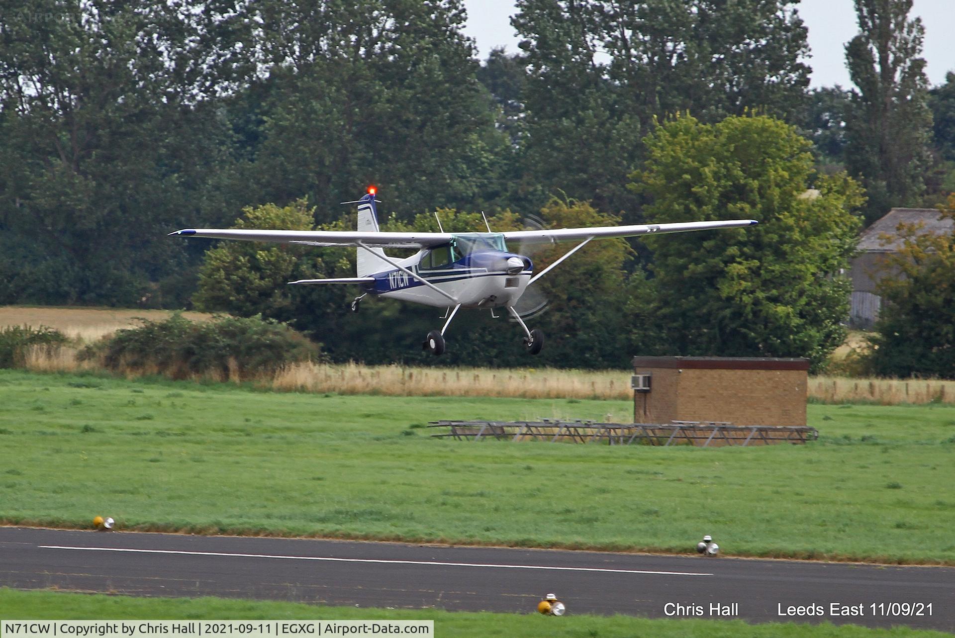 N71CW, 1962 Cessna 180E C/N 18051093, Royal Aero Club RRRA Air Race practice at Church Fenton - Leeds East