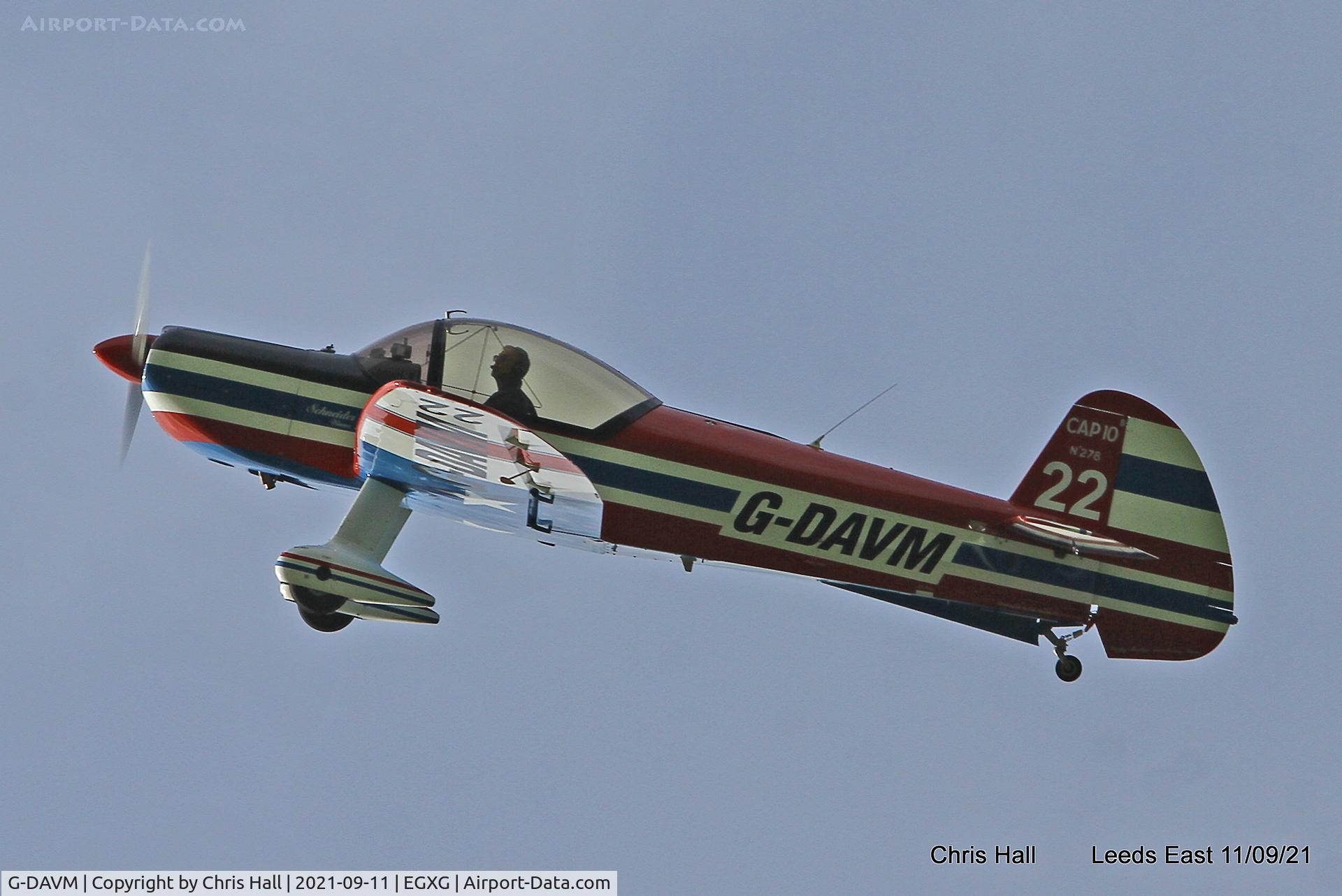 G-DAVM, 1998 Mudry CAP-10B C/N 278, Royal Aero Club RRRA Race 1 airfield turn at Church Fenton - Leeds East