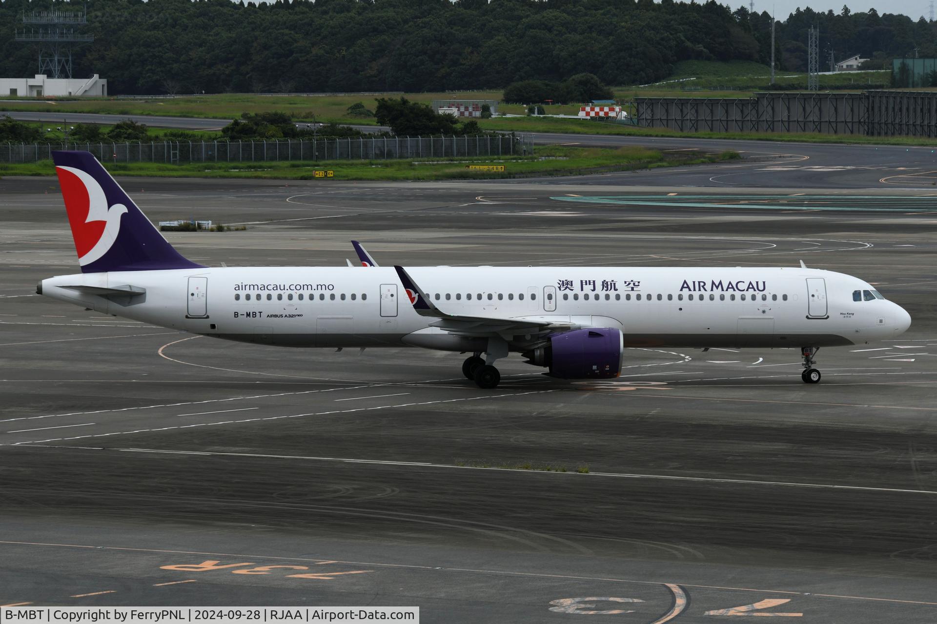 B-MBT, 2021 Airbus A321-271NX C/N 10472, Air Macau A321N