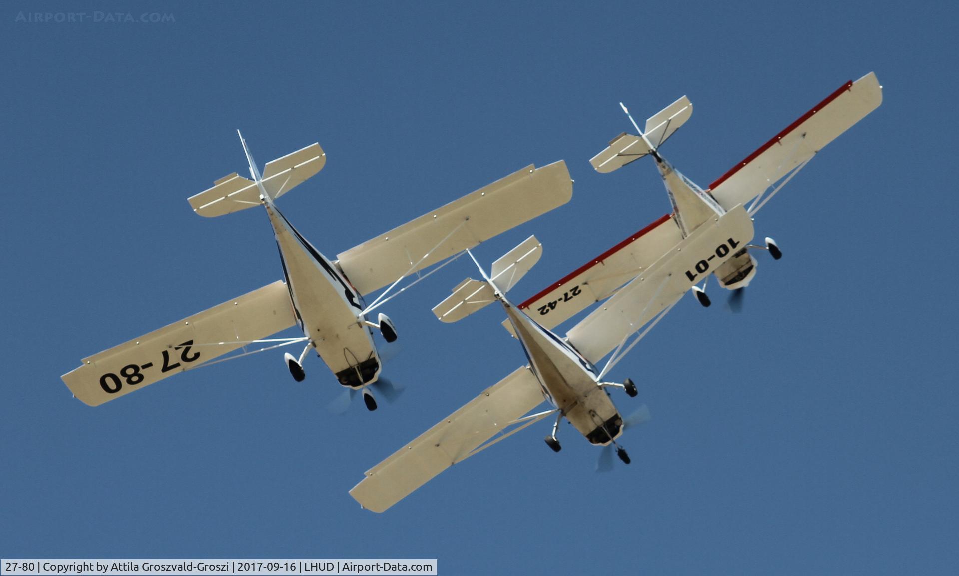 27-80, 2016 Halley Apollo Fox C/N ;, LHUD - Szeged Airport. SZIA Szeged International Airshow