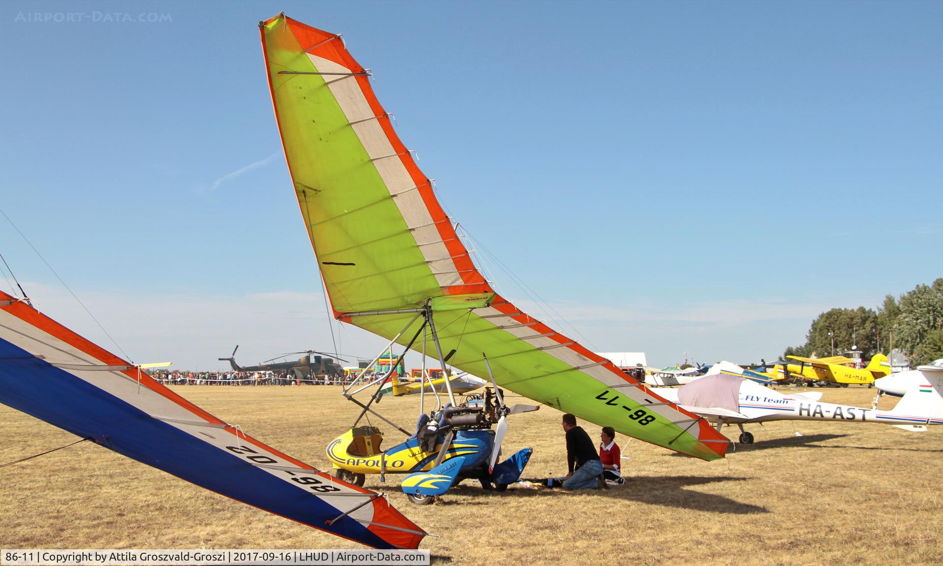 86-11, Halley Apollo CXMD / Jet Star C/N 052397 / 80809, LHUD - Szeged Airport. SZIA Szeged International Airshow