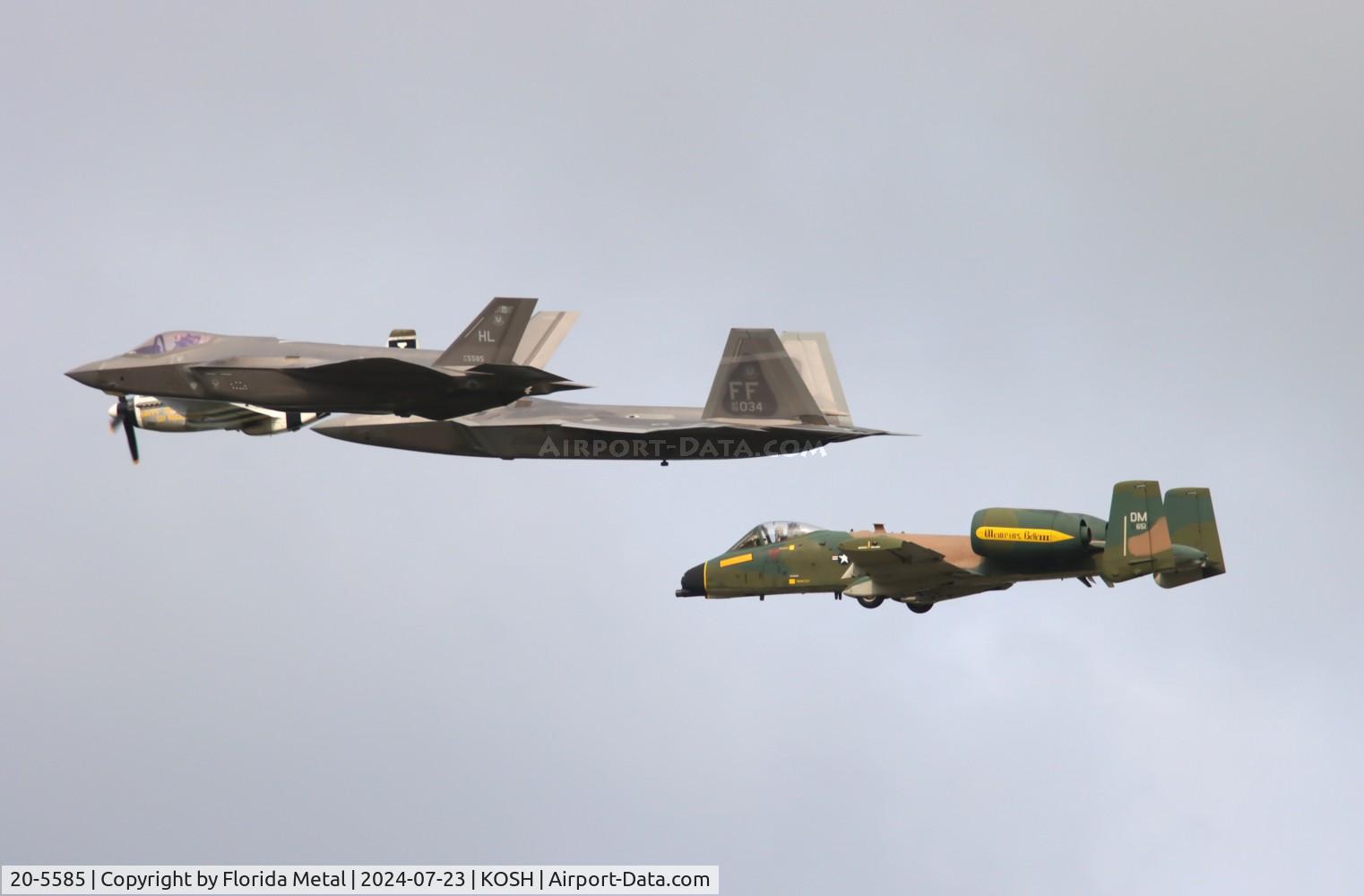 20-5585, 2020 Lockheed Martin F-35A Lightning II C/N AF-345, 4 ship heritage flight zx