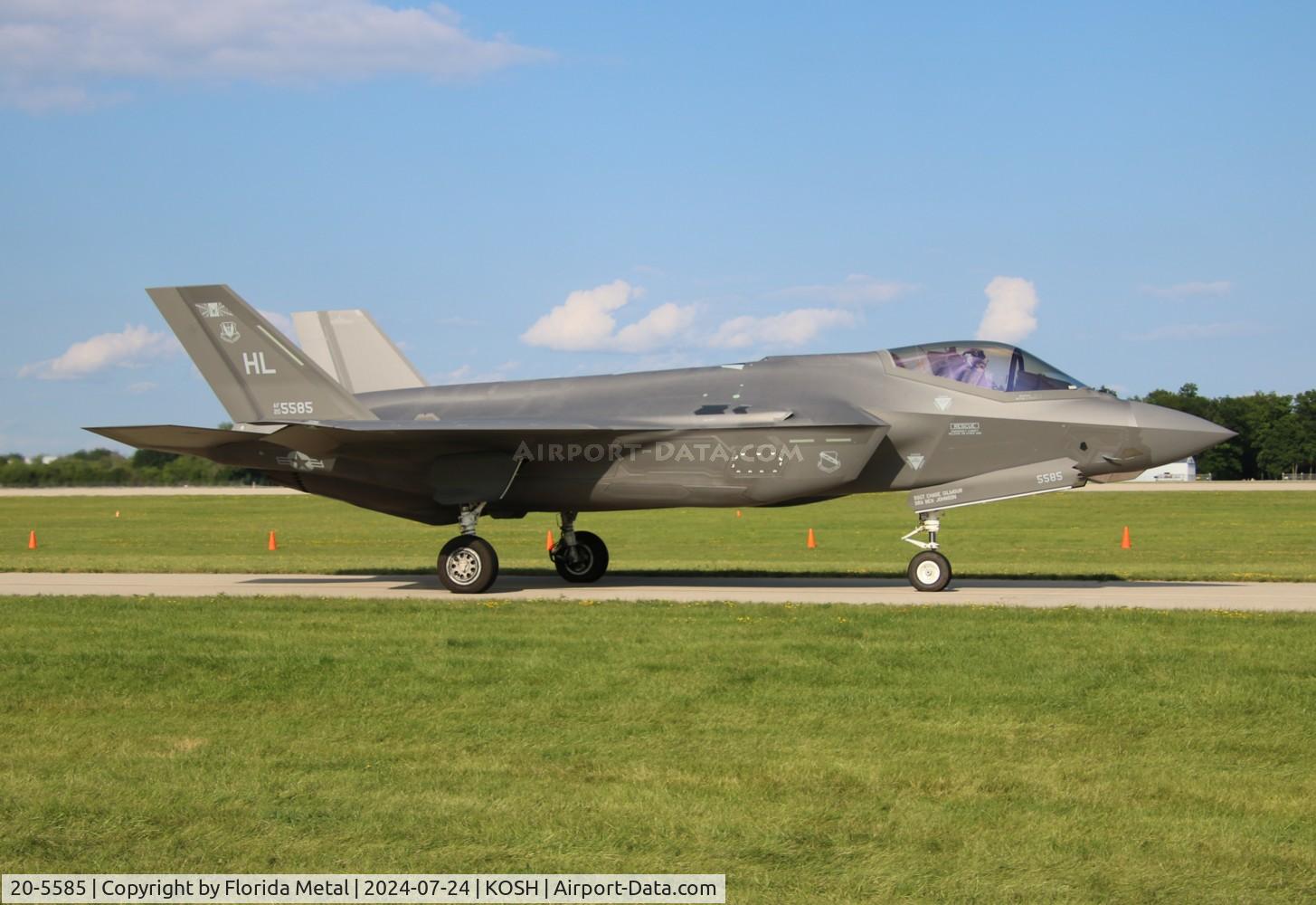 20-5585, 2020 Lockheed Martin F-35A Lightning II C/N AF-345, USAF F-35A zx