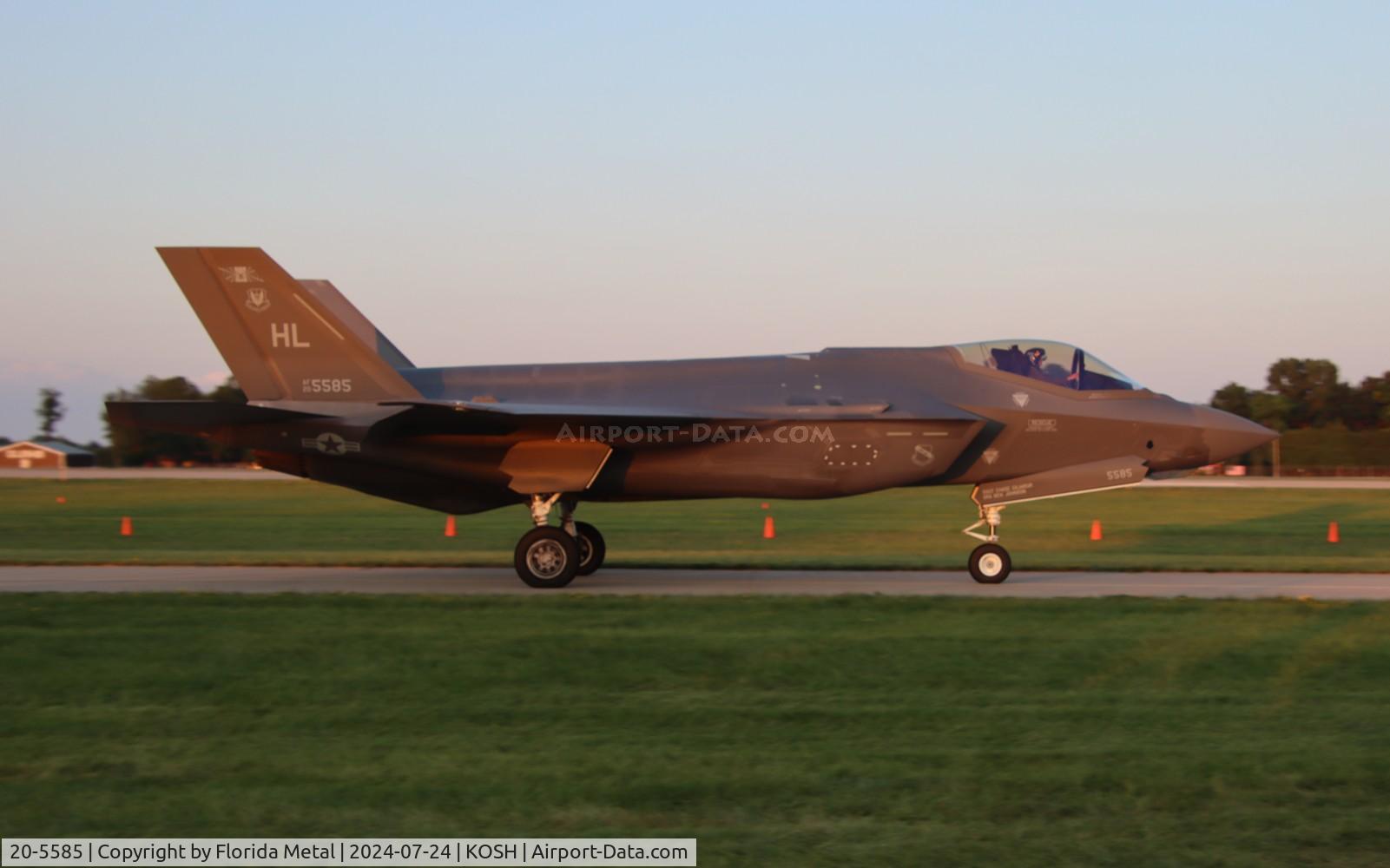 20-5585, 2020 Lockheed Martin F-35A Lightning II C/N AF-345, OSH 2024 zx