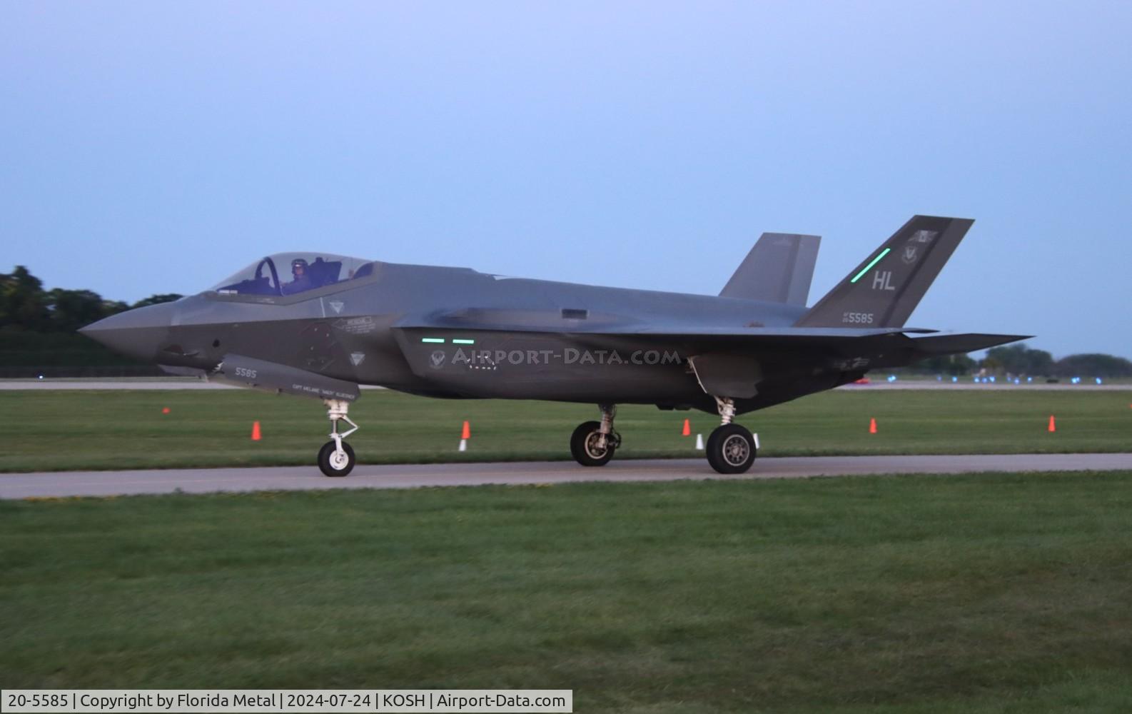 20-5585, 2020 Lockheed Martin F-35A Lightning II C/N AF-345, USAF F-35A zx