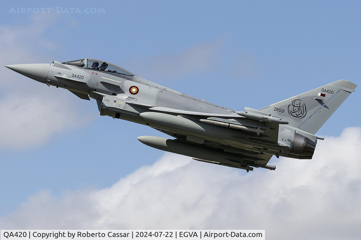 QA420, Eurofighter EF-2000 Typhoon C/N MS017, RIAT 24