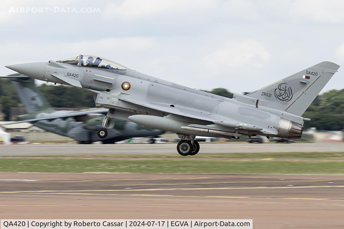 QA420, Eurofighter EF-2000 Typhoon C/N MS017, RIAT 24