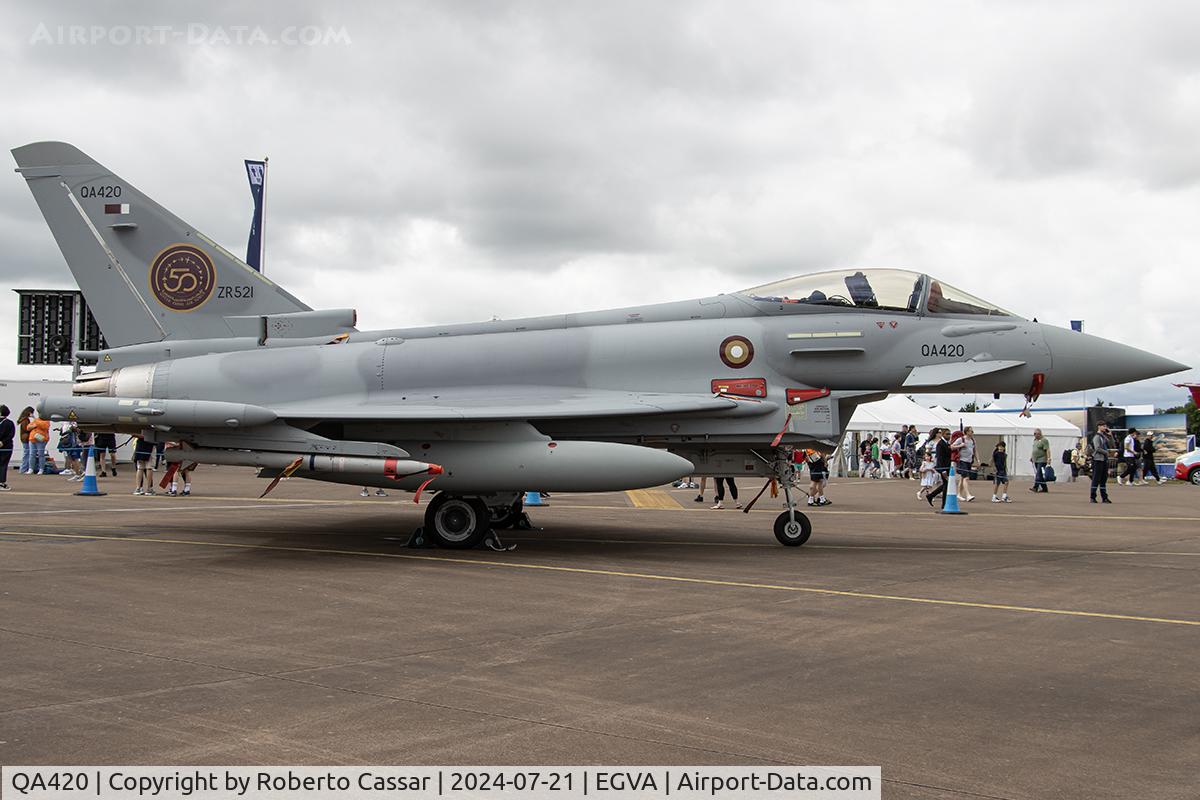 QA420, Eurofighter EF-2000 Typhoon C/N MS017, RIAT 24