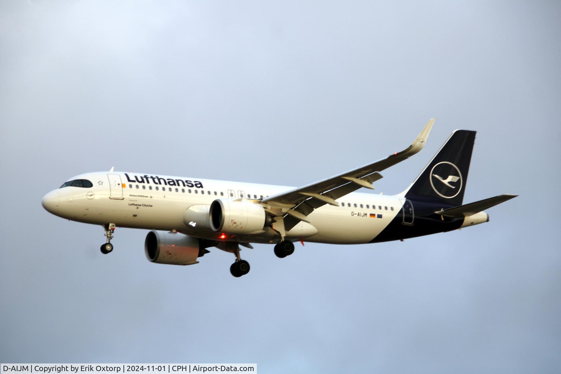 D-AIJM, 2023 Airbus A320-271N C/N 11569, D-AIJM landing rw 22L