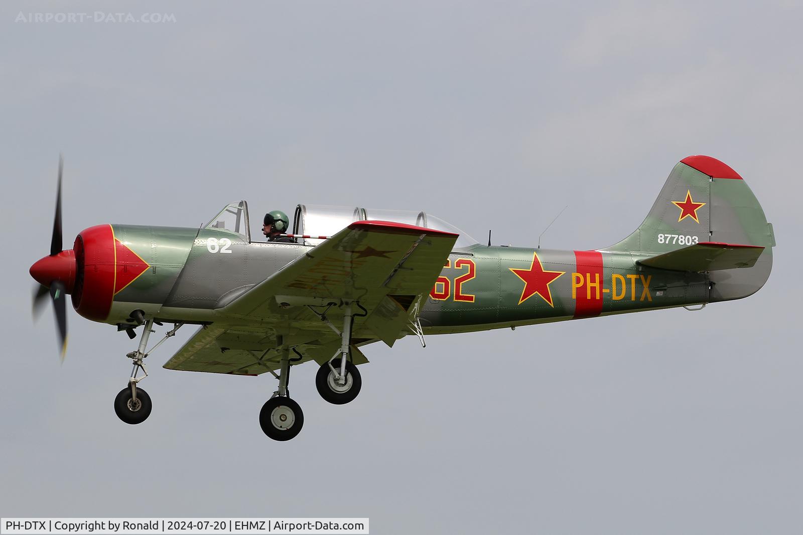 PH-DTX, 1987 Yakovlev Yak-52 C/N 877803, at ehmz