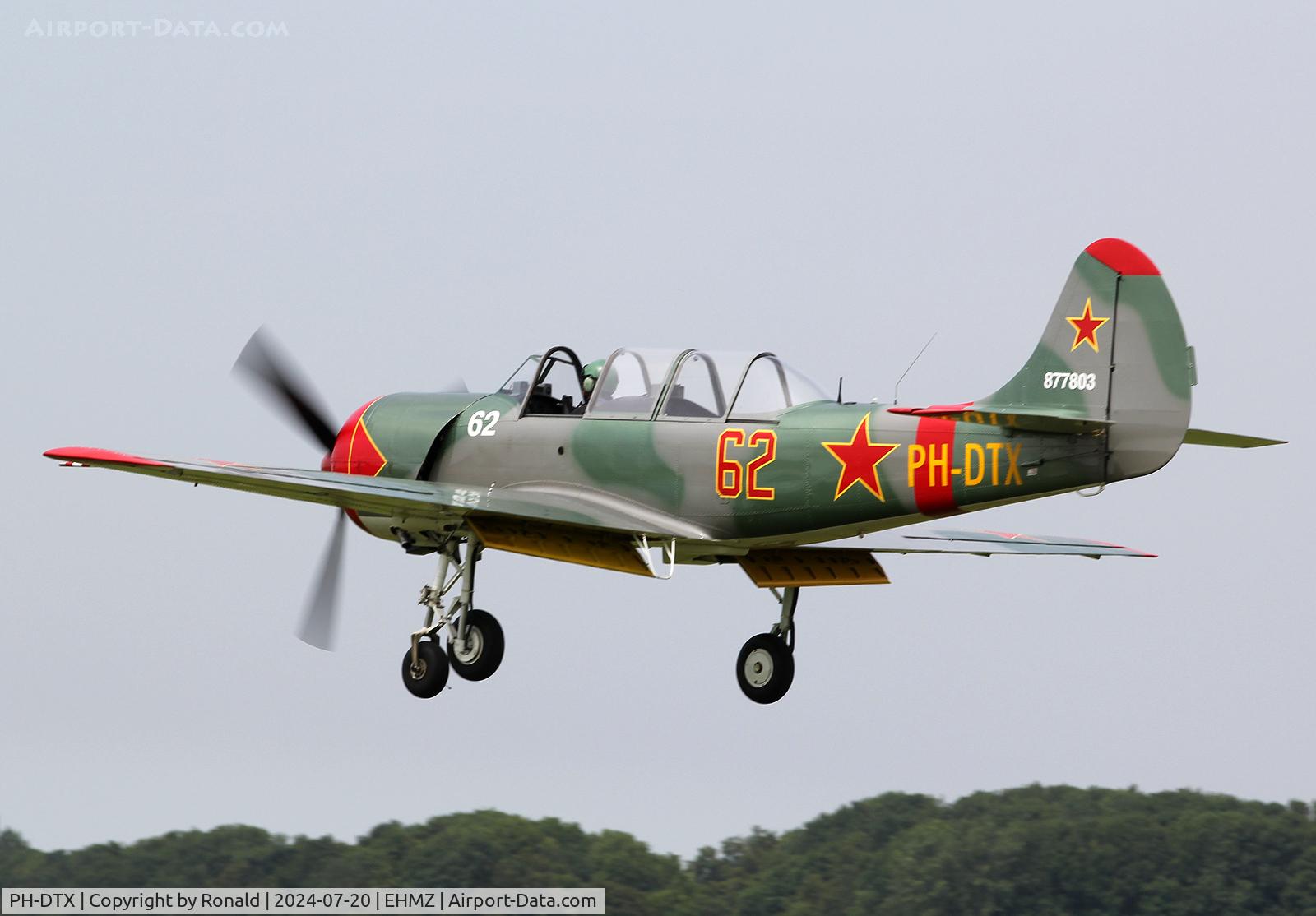 PH-DTX, 1987 Yakovlev Yak-52 C/N 877803, at ehmz