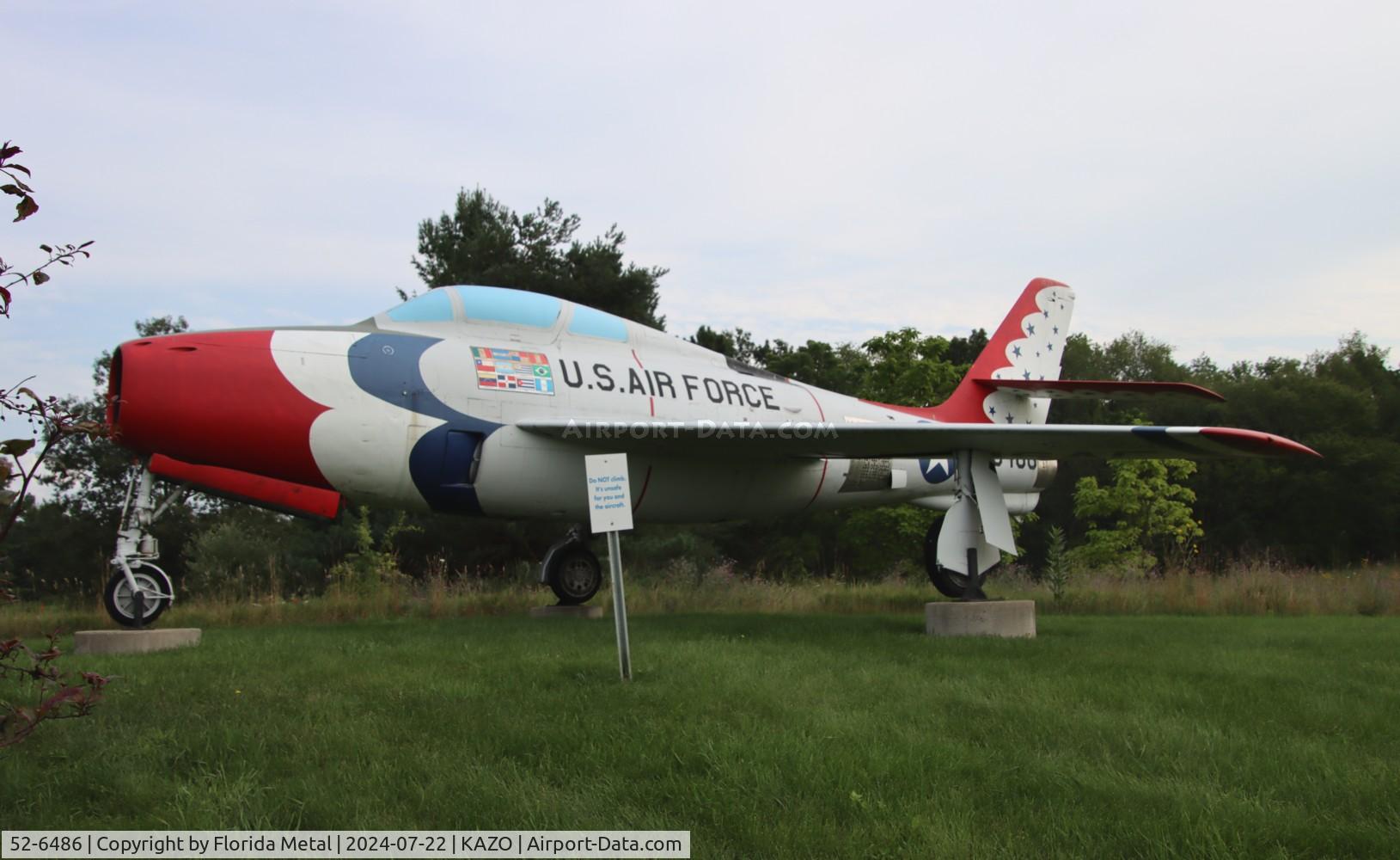 52-6486, 1952 Republic F-84F-35-RE Thunderstreak C/N Not found 52-6486, F-84F zx