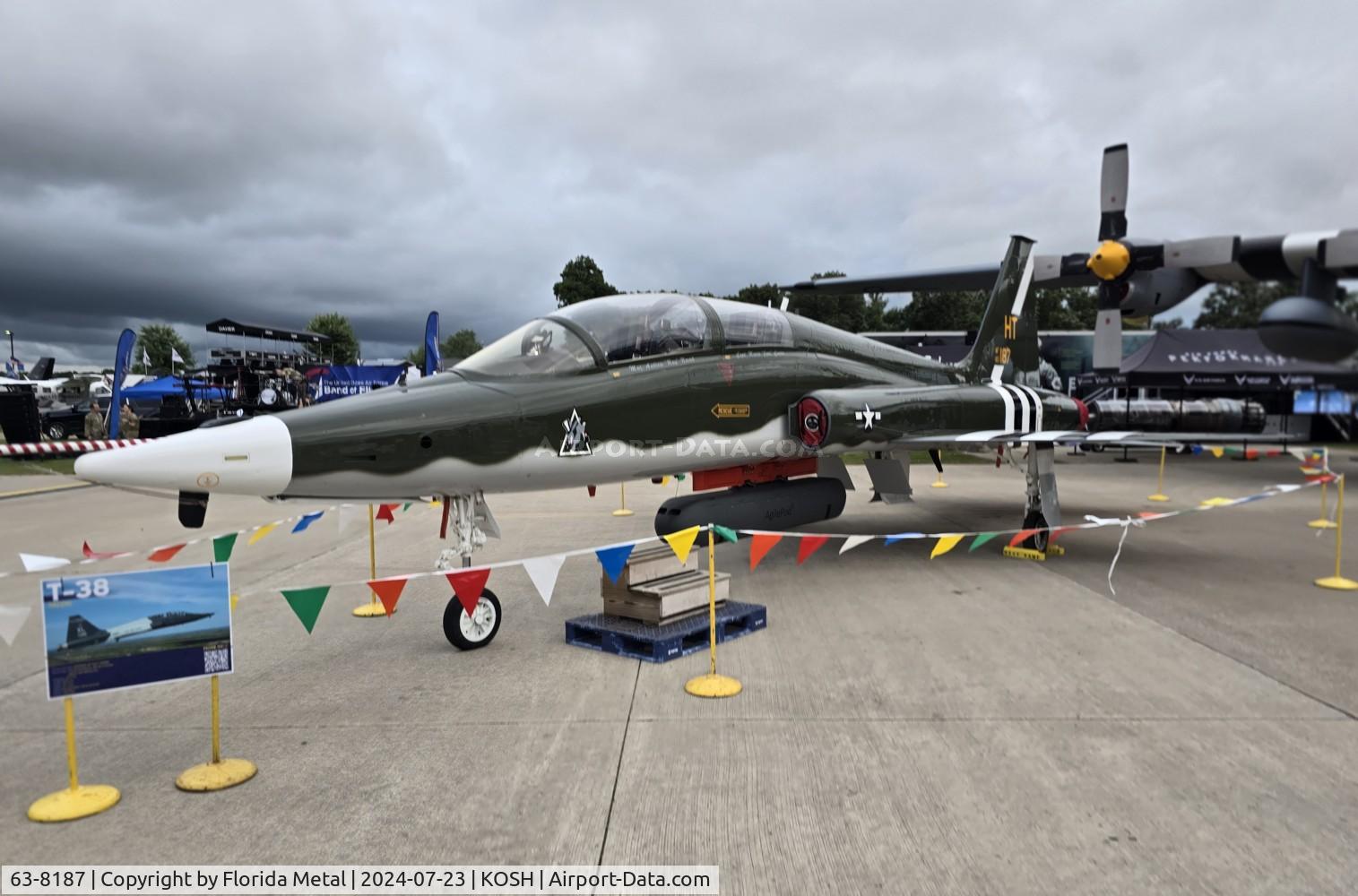 63-8187, 1963 Northrop AT-38B Talon C/N N.5534, T-38 zx