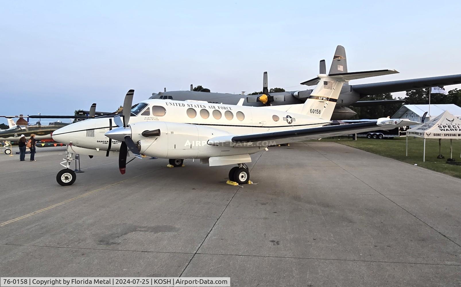 76-0158, 1976 Beechcraft C-12C Huron C/N BD-15, USAF C-12 zx