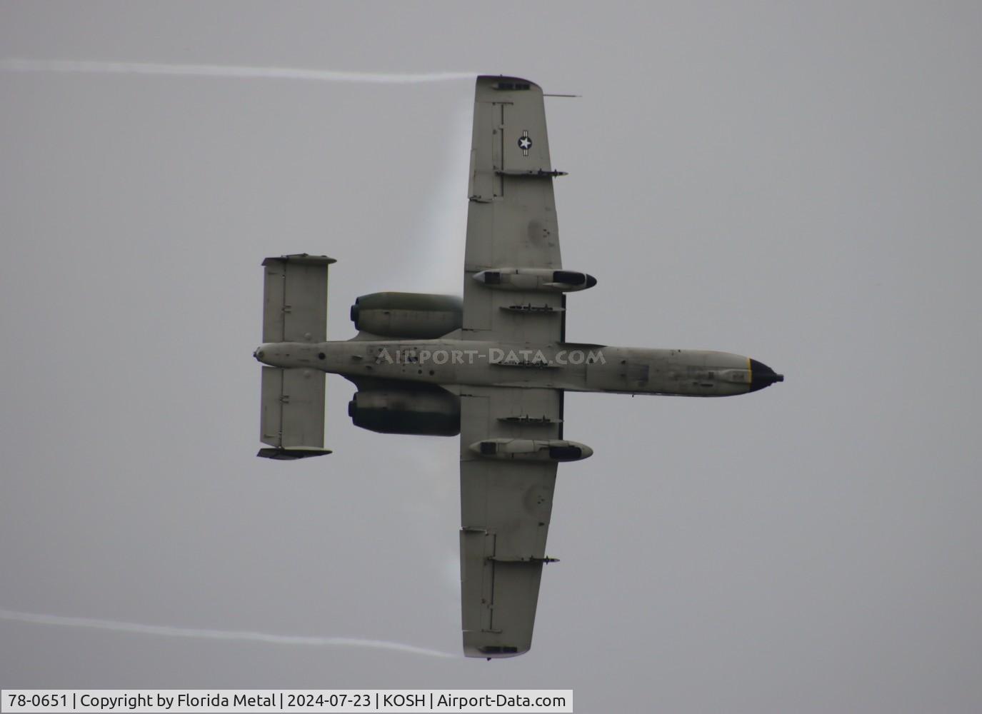 78-0651, 1978 Fairchild Republic A-10C Thunderbolt II C/N A10-0271, OSH 2024 zx