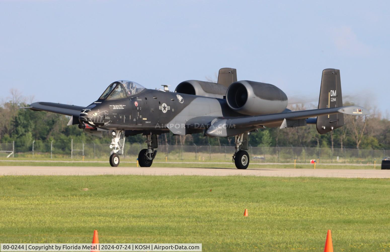 80-0244, 1980 Fairchild Republic A-10C Thunderbolt II C/N A10-0594, A-10 zx