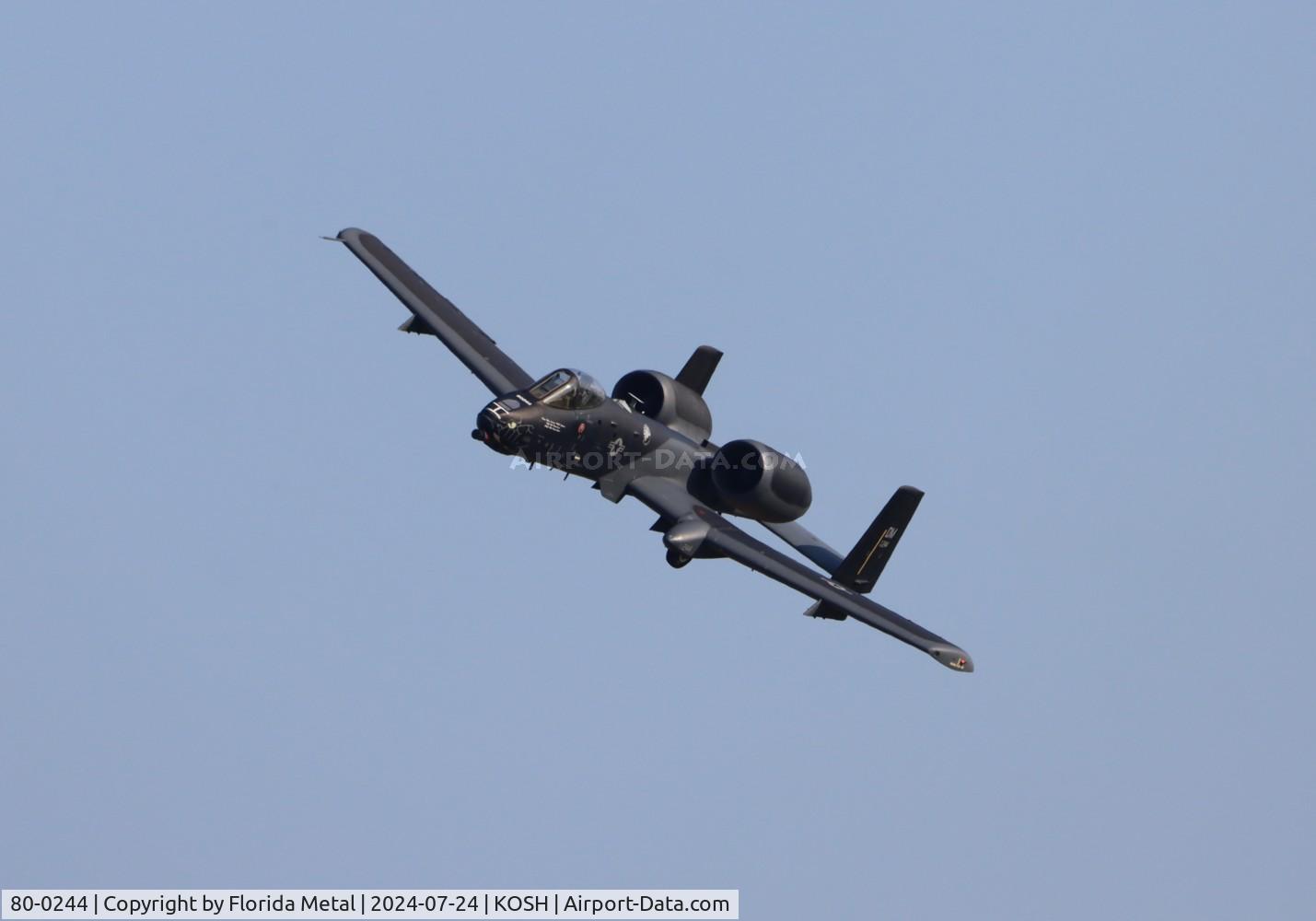 80-0244, 1980 Fairchild Republic A-10C Thunderbolt II C/N A10-0594, OSH 2024 zx