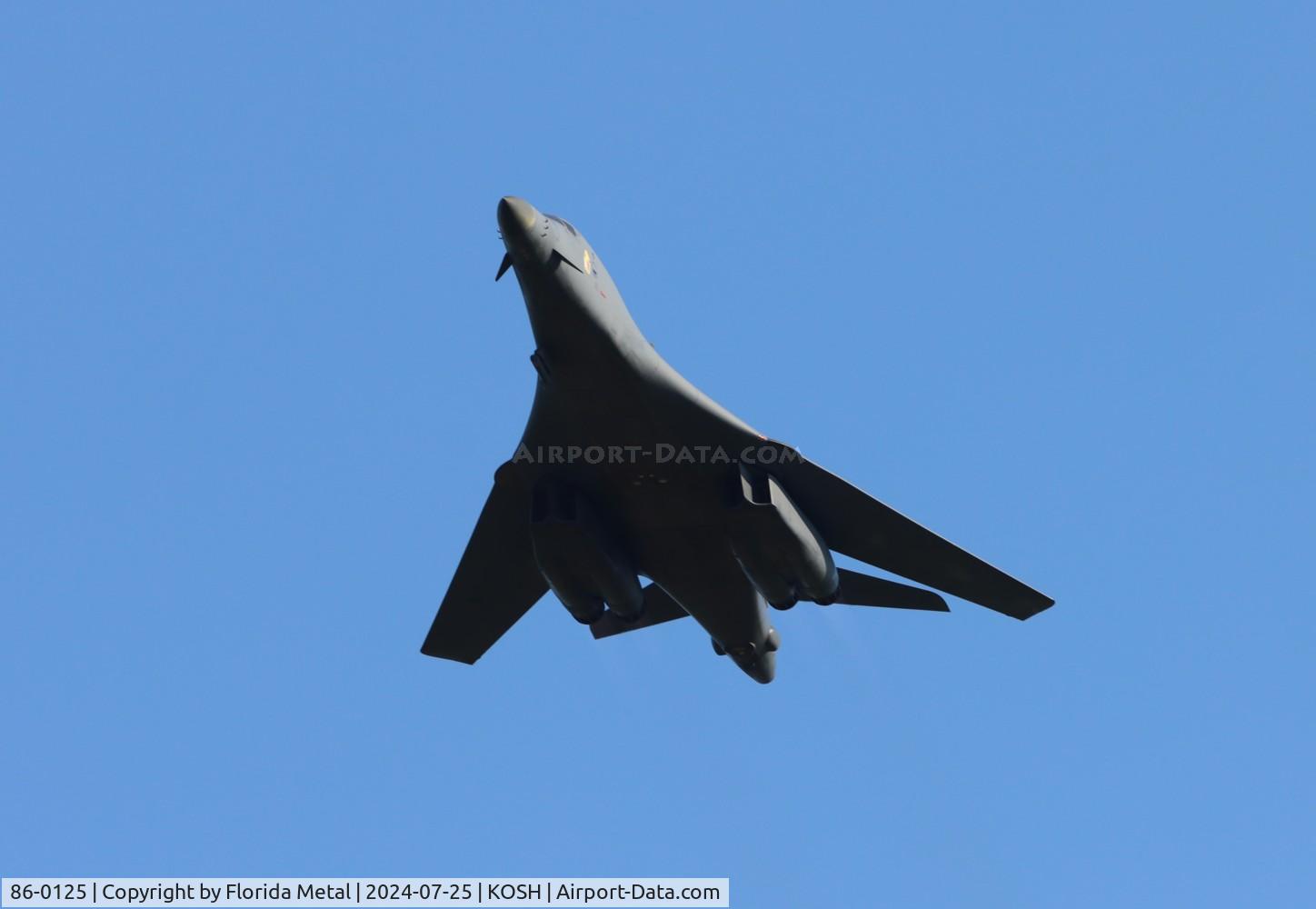 86-0125, 1986 Rockwell B-1B Lancer C/N 85, B-1B zx
