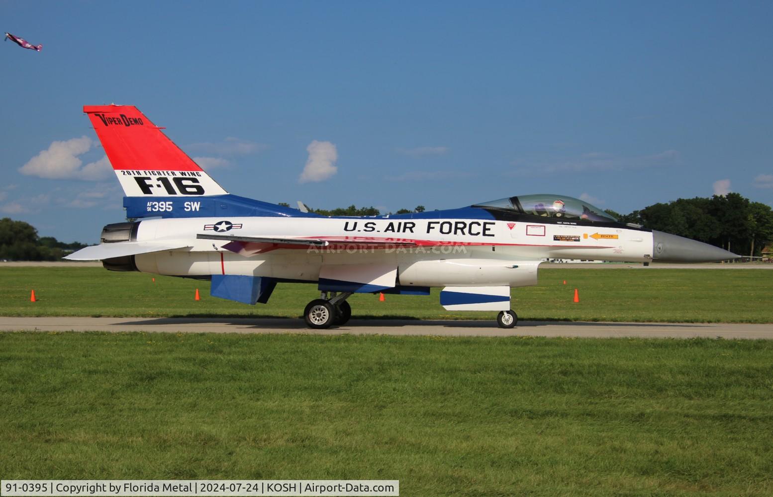 91-0395, 1991 General Dynamics F-16CM Fighting Falcon C/N CC-93, USAF F-16C zx