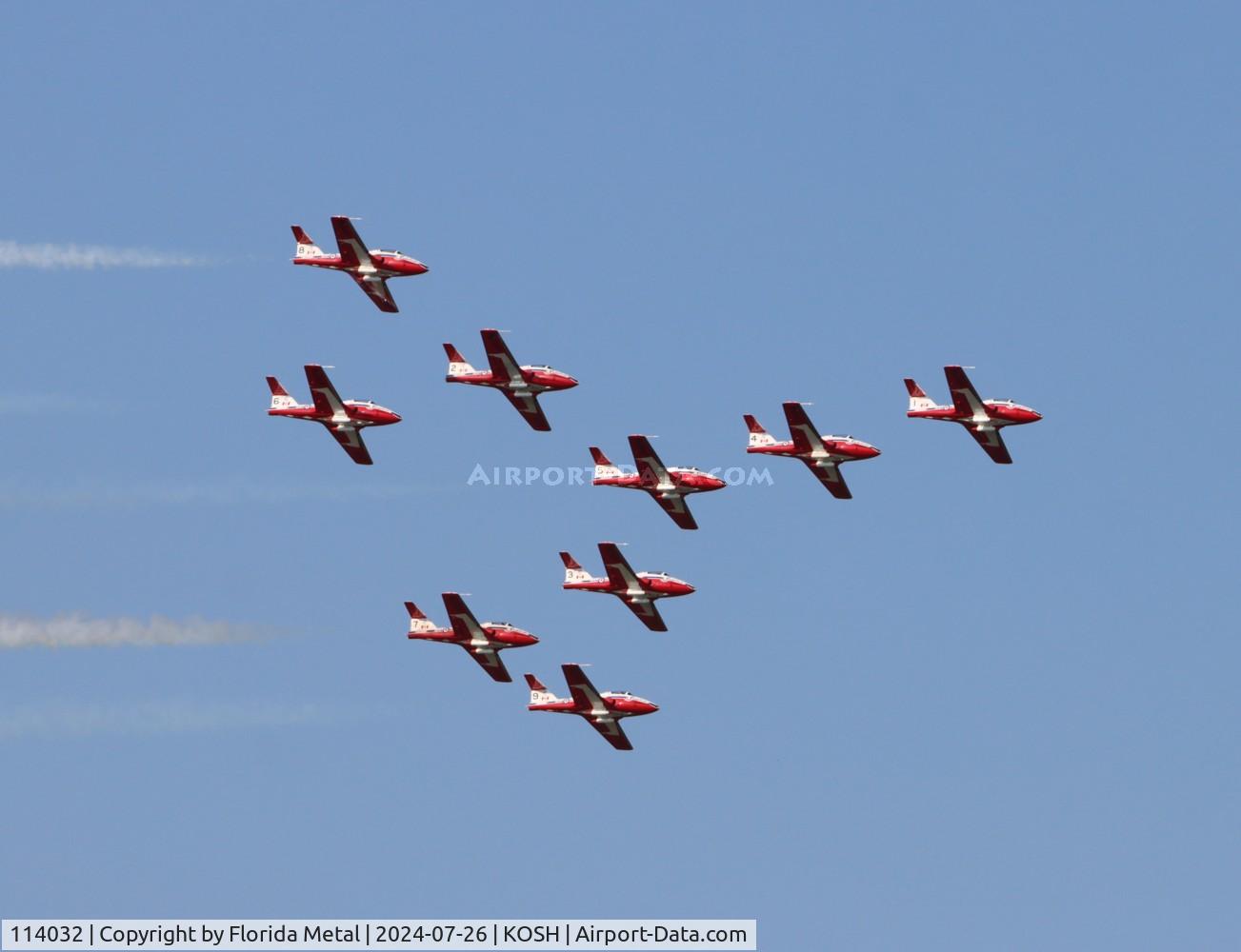 114032, Canadair CT-114 Tutor C/N 1034, OSH 2024 zx