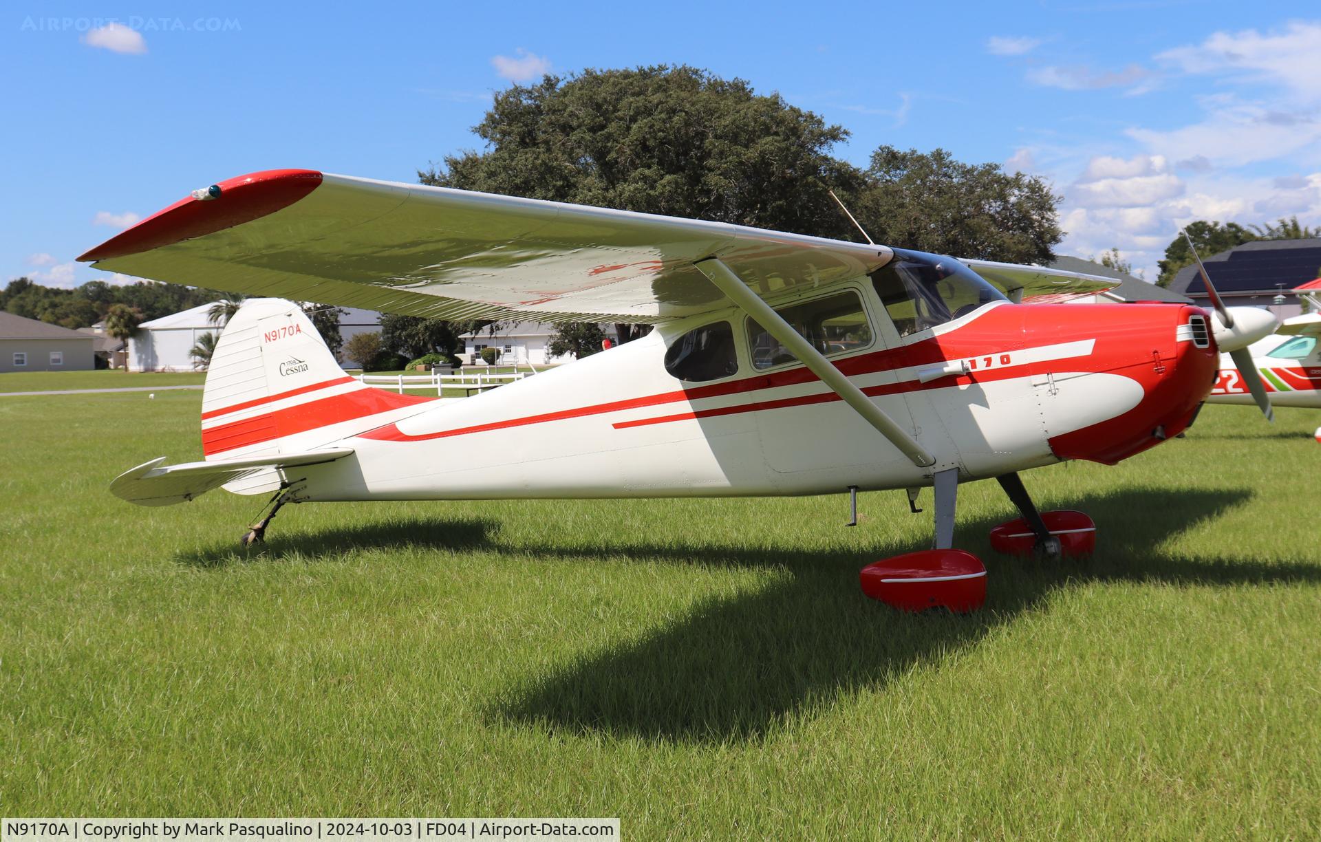 N9170A, 1950 Cessna 170A C/N 19361, Cessna 170A
