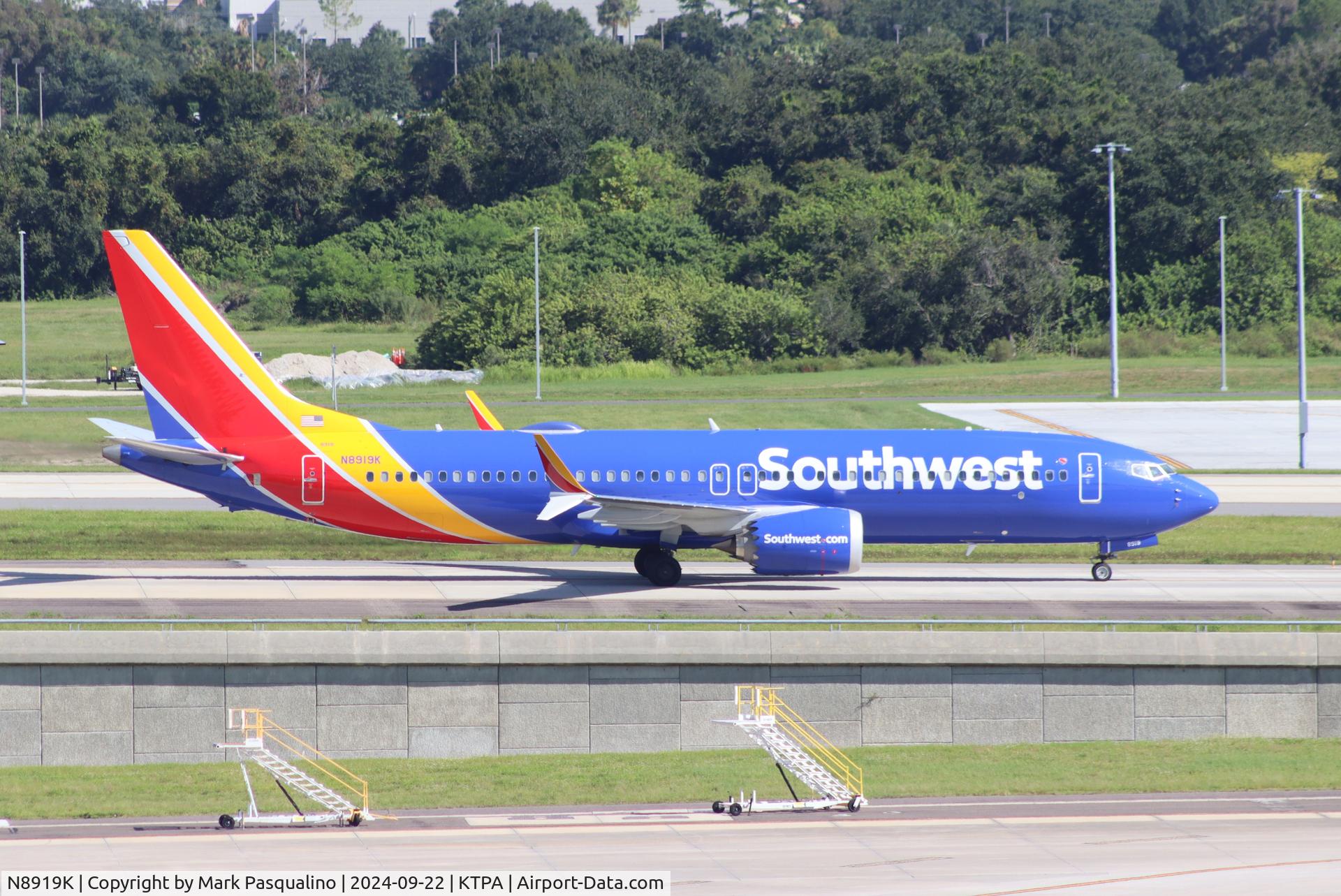 N8919K, 2024 Boeing 737-8 MAX C/N 68207, Boeing 737-8 MAX