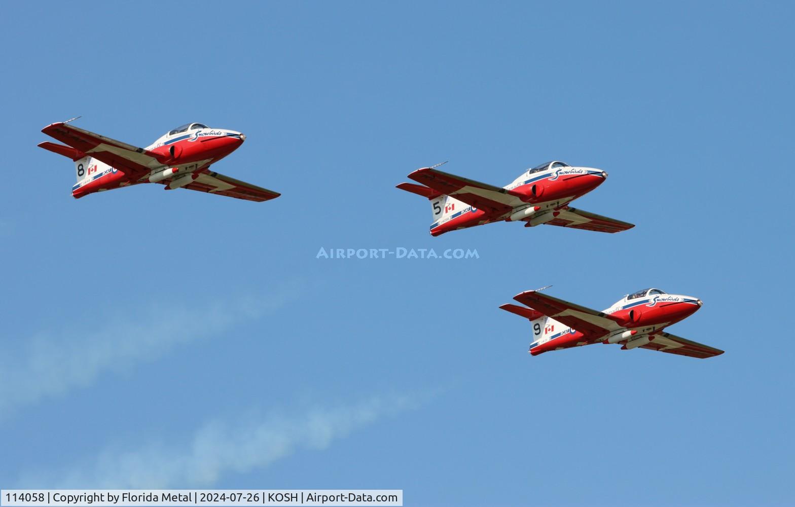 114058, Canadair CT-114 Tutor C/N 1058, CT-114 Snowbirds zx