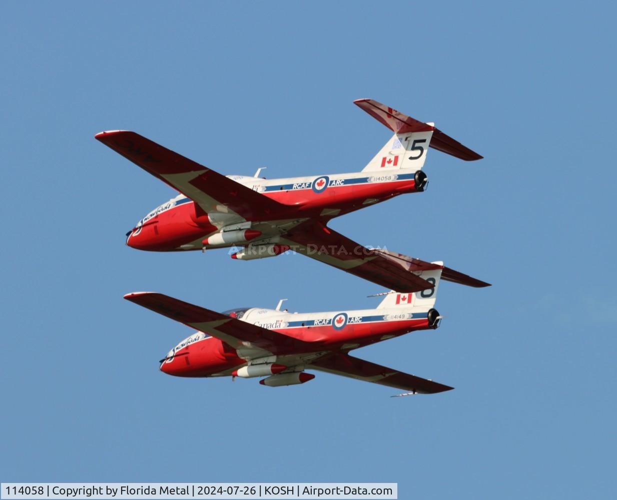 114058, Canadair CT-114 Tutor C/N 1058, CT-114 Snowbirds zx