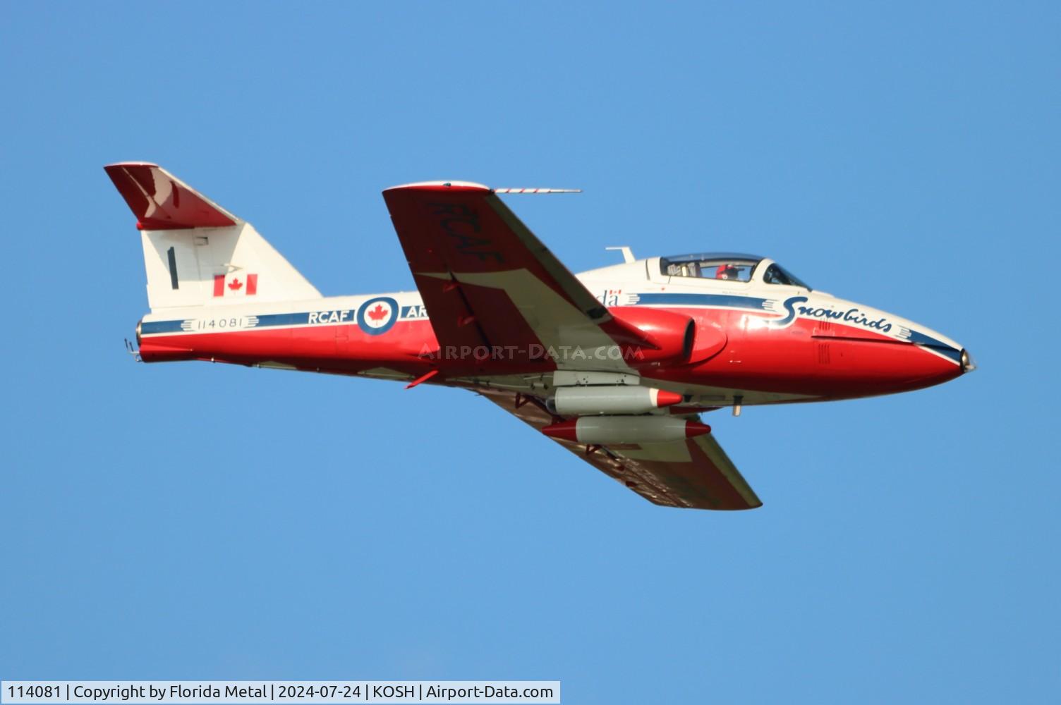 114081, Canadair CT-114 Tutor C/N 1081, CT-114 Snowbirds zx