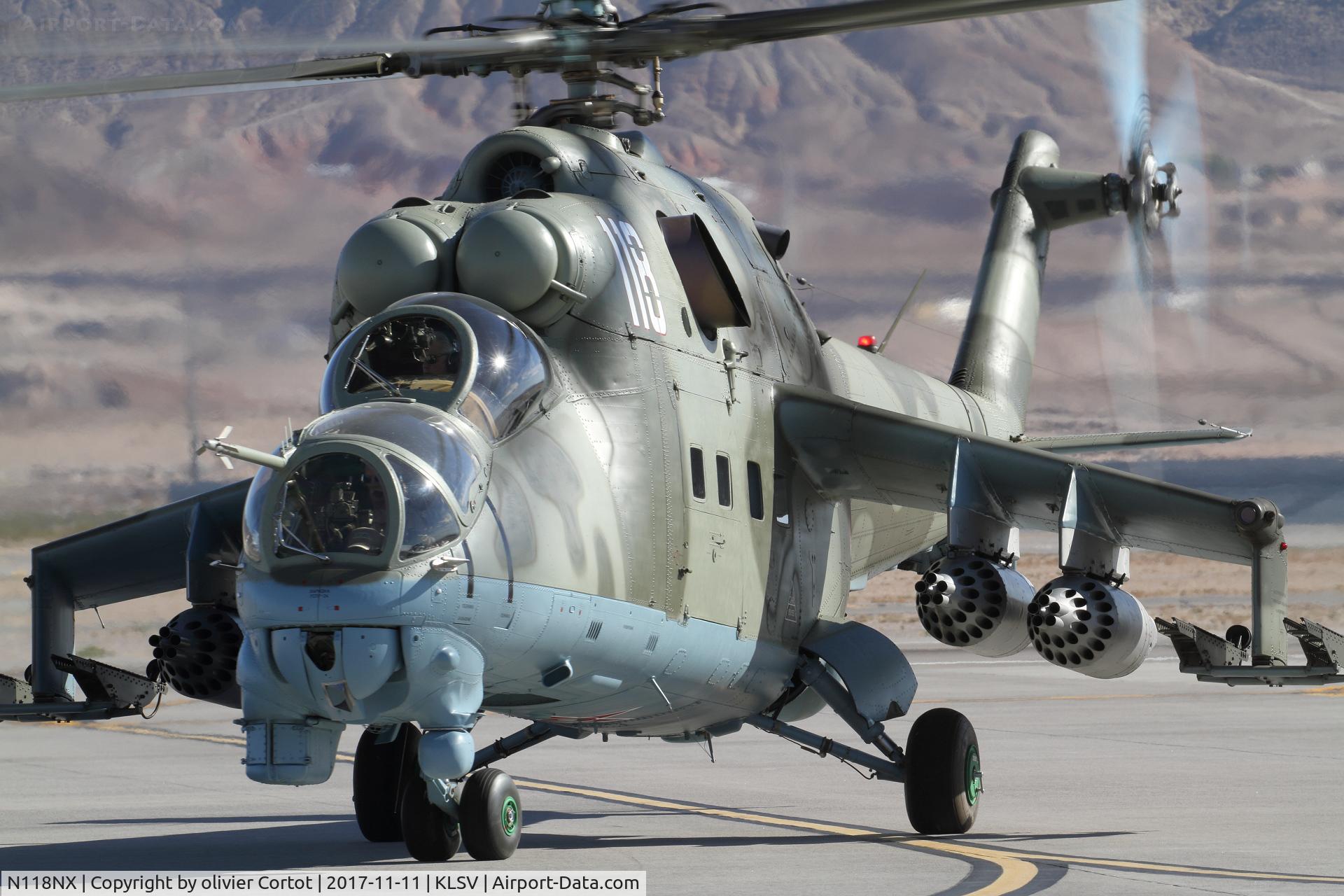 N118NX, Mil MI-24D C/N 150153, Nellis 2017