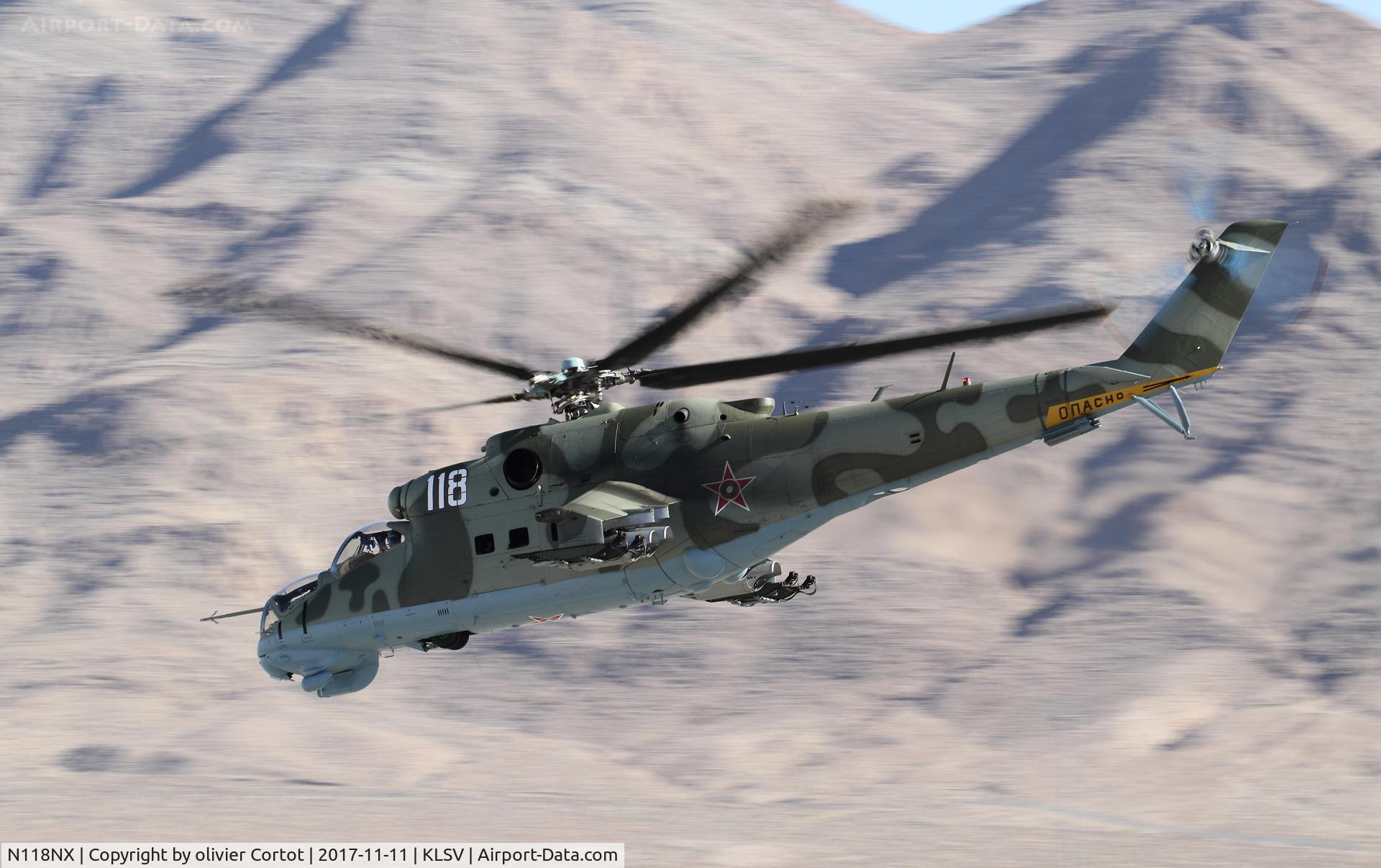 N118NX, Mil MI-24D C/N 150153, Nellis 2017