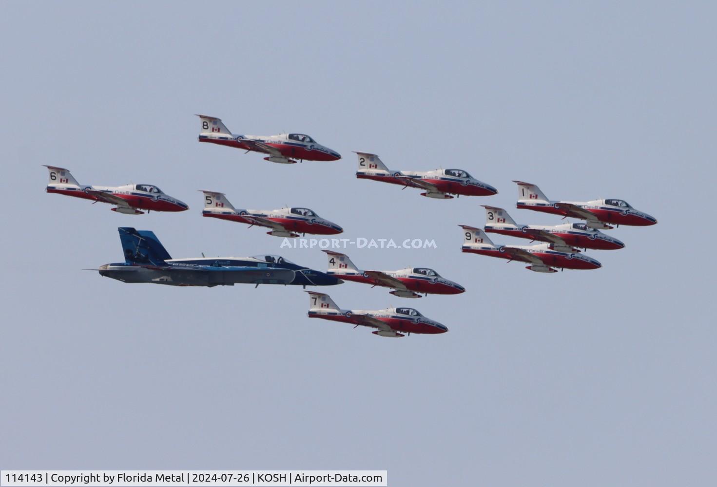 114143, Canadair CT-114 Tutor C/N 1143, OSH 2024 zx