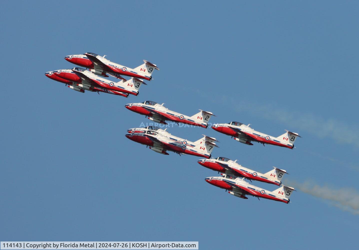 114143, Canadair CT-114 Tutor C/N 1143, OSH 2024 zx