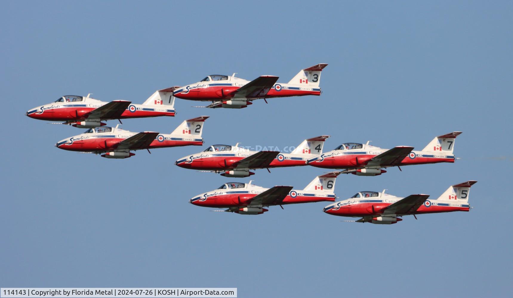 114143, Canadair CT-114 Tutor C/N 1143, OSH 2024 zx