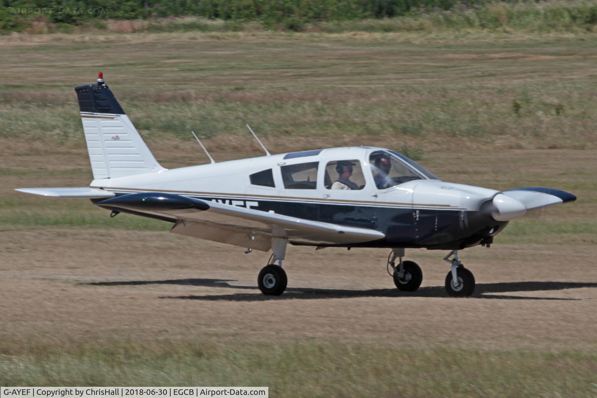 G-AYEF, 1970 Piper PA-28-180 Cherokee C/N 28-5815, Barton