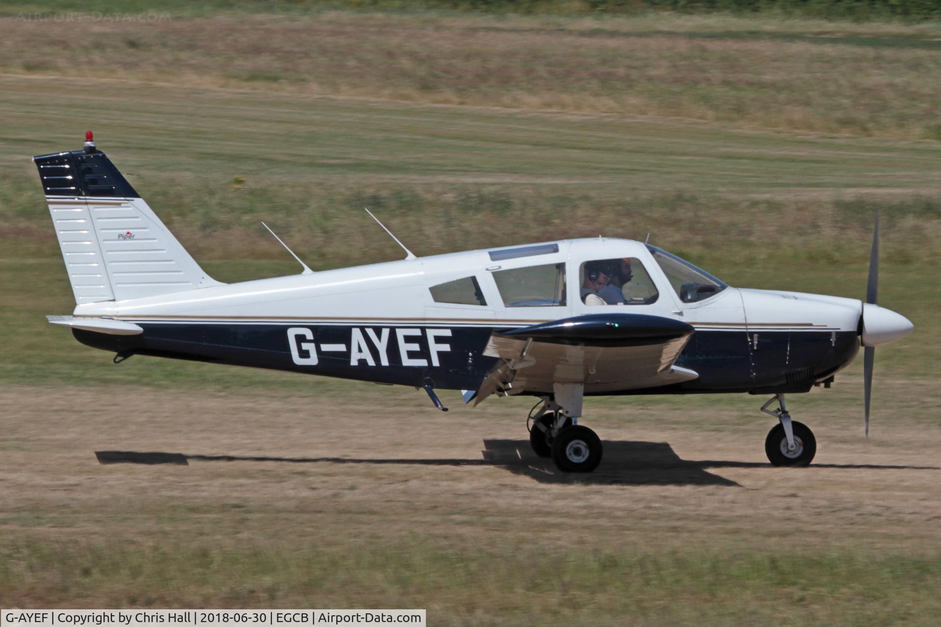 G-AYEF, 1970 Piper PA-28-180 Cherokee C/N 28-5815, Barton