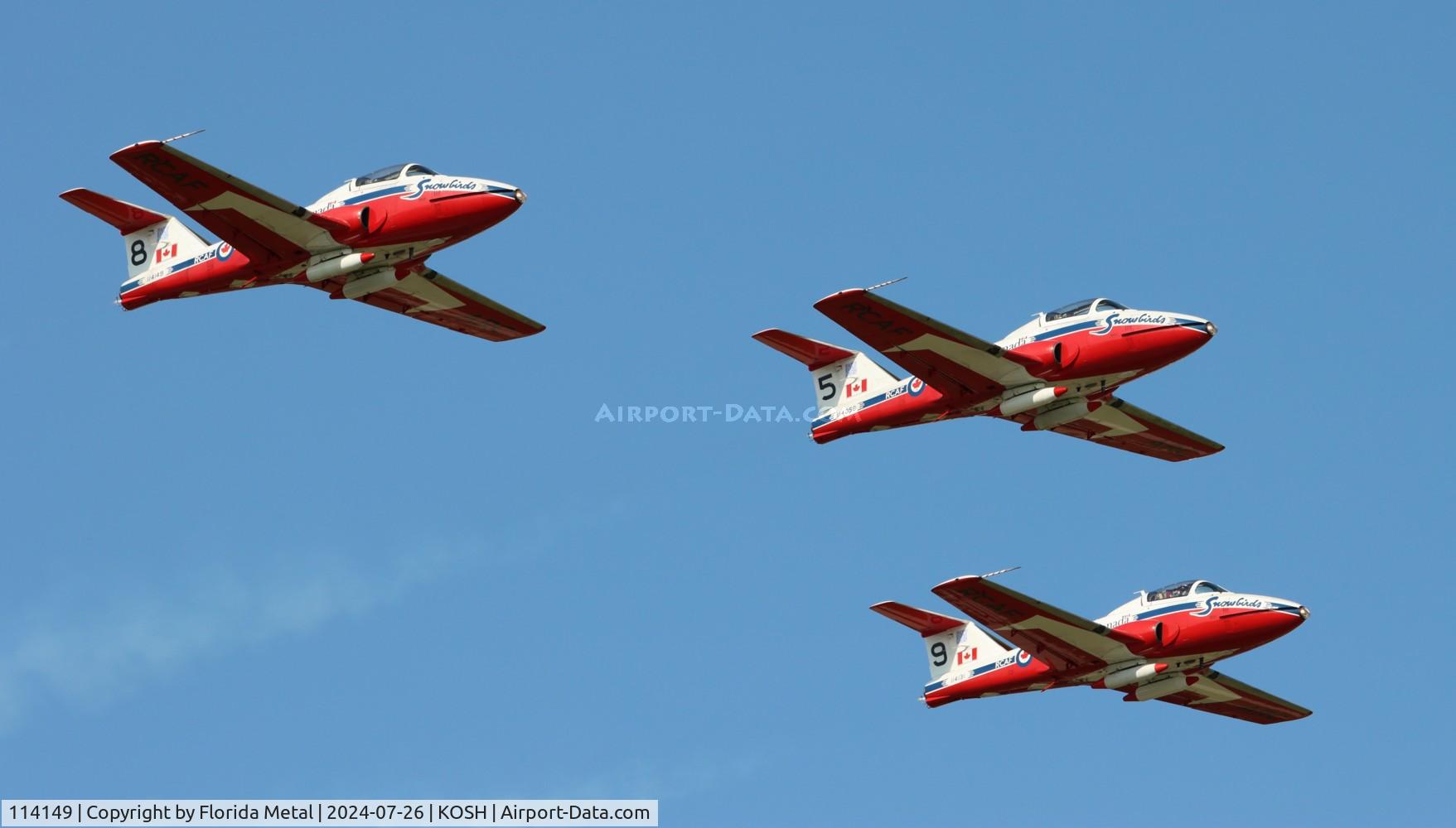 114149, Canadair CT-114 Tutor C/N 1149, OSH 2024 zx