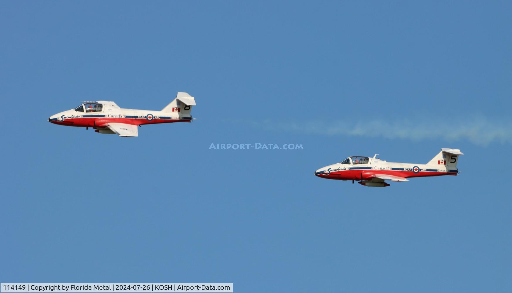 114149, Canadair CT-114 Tutor C/N 1149, CT-114 Snowbirds zx