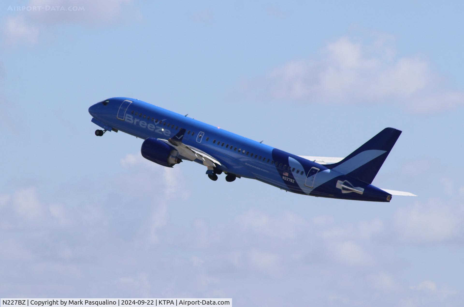 N227BZ, 2023 Airbus A220-371 C/N 55239, Airbus A220-371