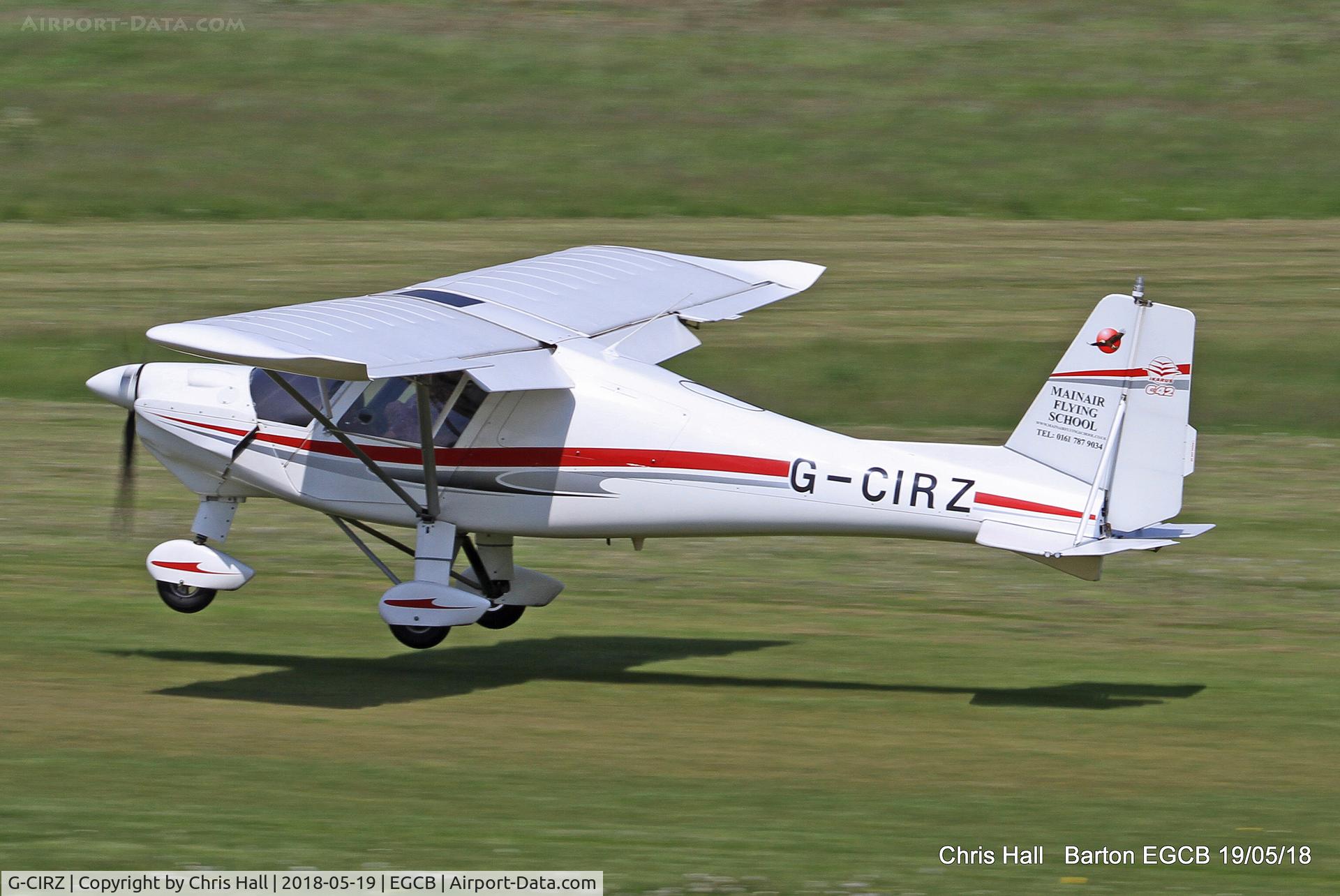 G-CIRZ, 2015 Comco Ikarus C42 FB80 C/N 1506-7403, Barton