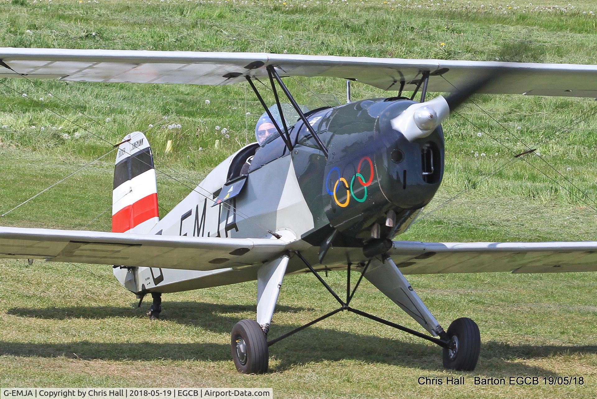 G-EMJA, 1995 CASA 1-131E Srs 2000 Replica Jungmann C/N PFA 242-12340, Barton