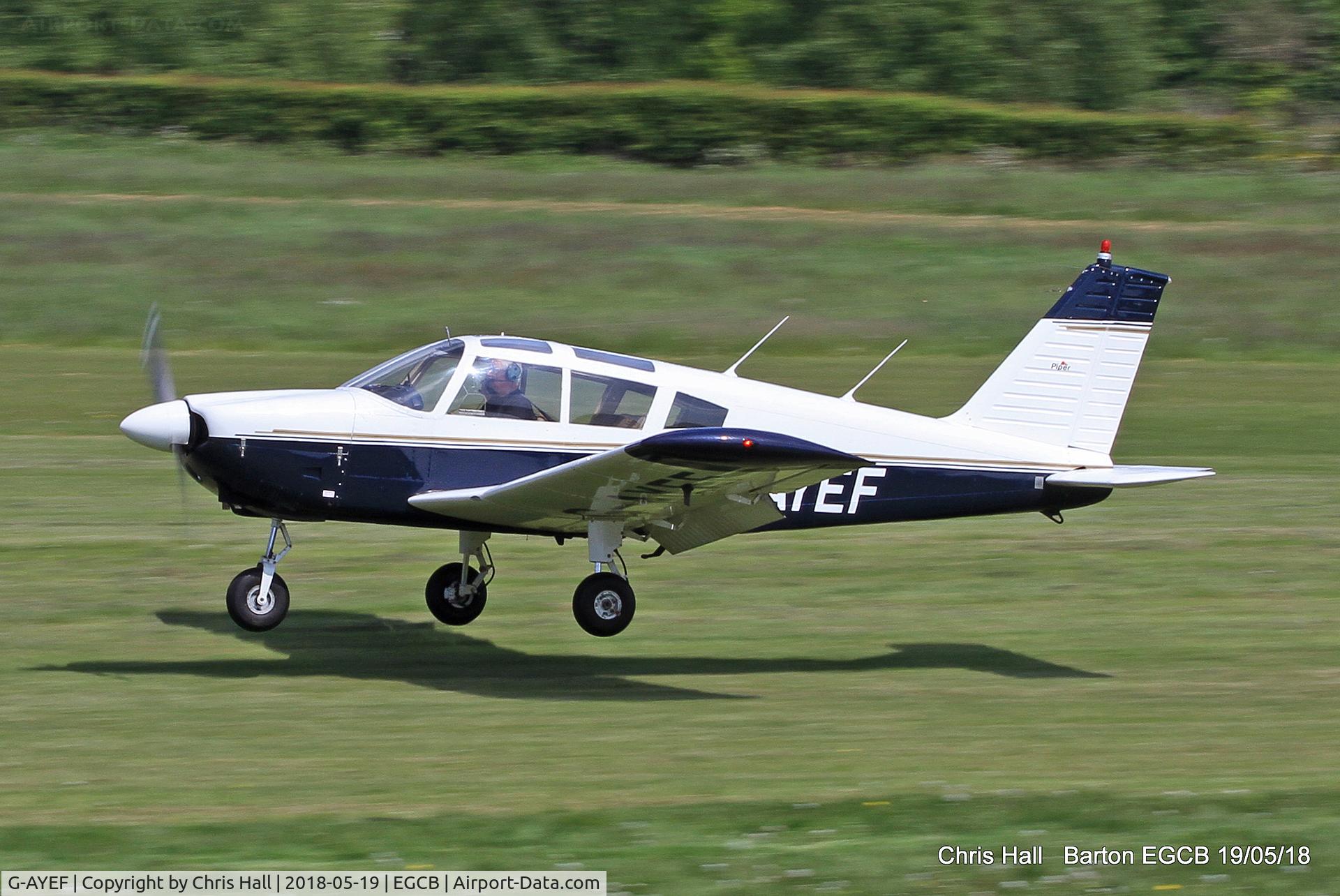 G-AYEF, 1970 Piper PA-28-180 Cherokee C/N 28-5815, Barton